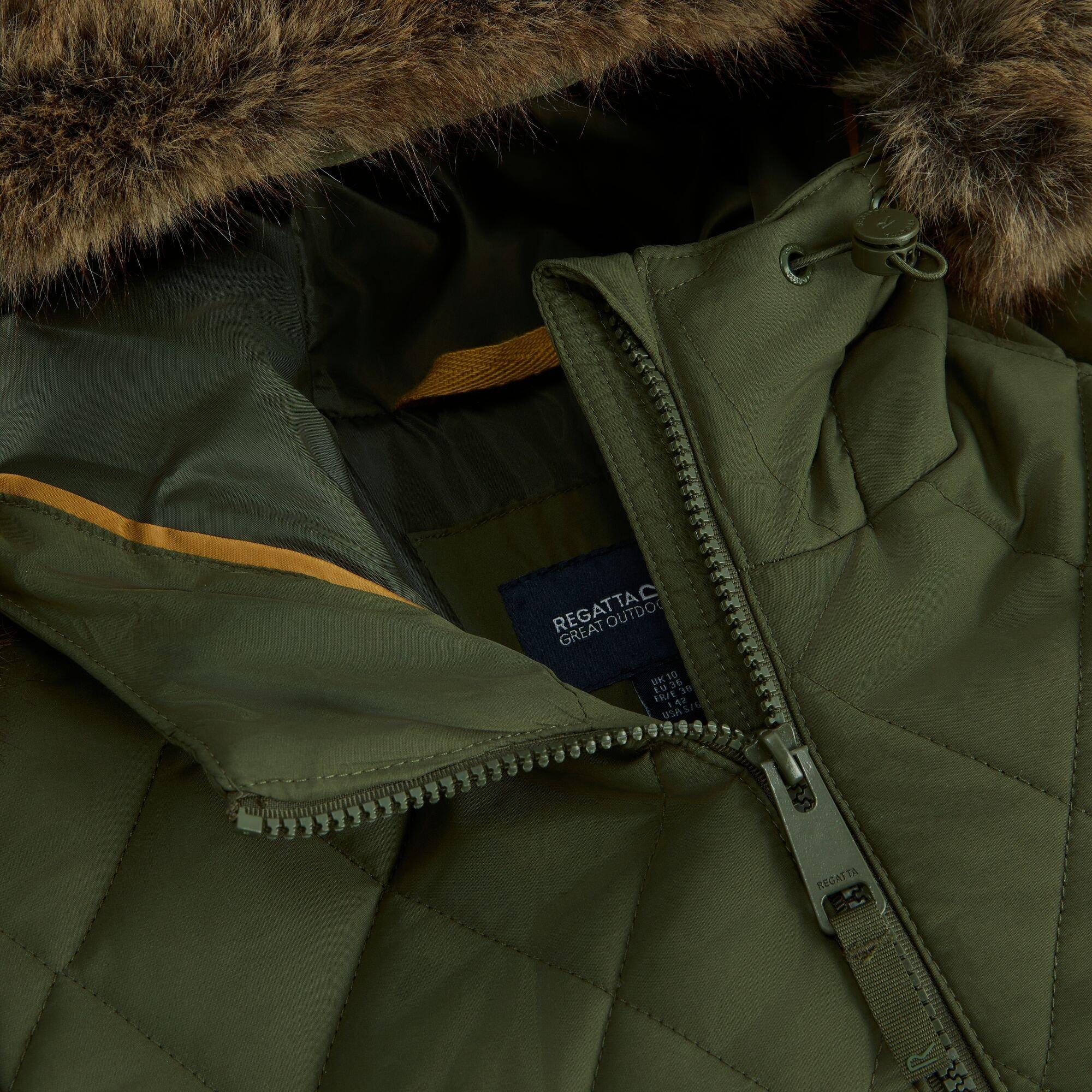 Dark Khaki - Regatta - Womens Fionne Insulated Jacket - 13