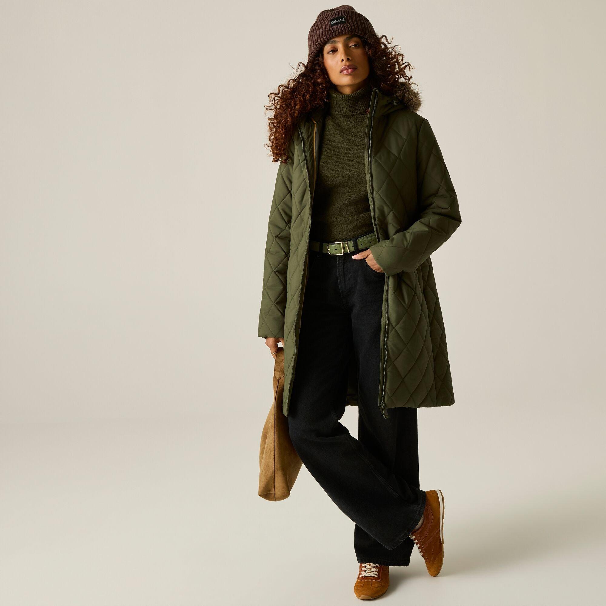 Dark Khaki - Regatta - Womens Fionne Insulated Jacket - 4