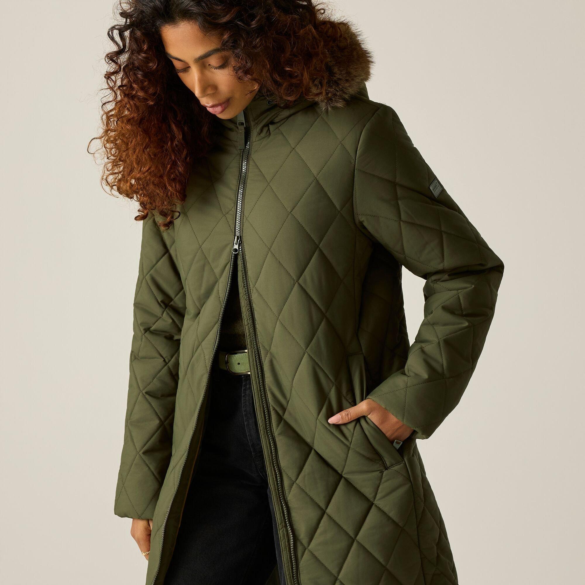 Dark Khaki - Regatta - Womens Fionne Insulated Jacket - 5