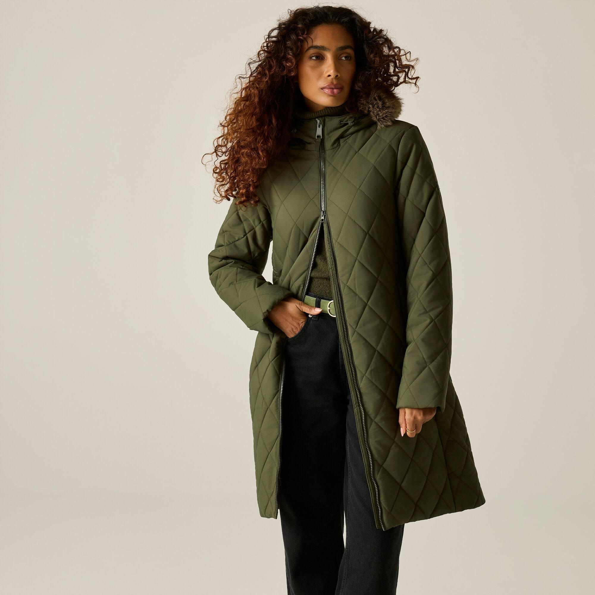 Dark Khaki - Regatta - Womens Fionne Insulated Jacket - 6