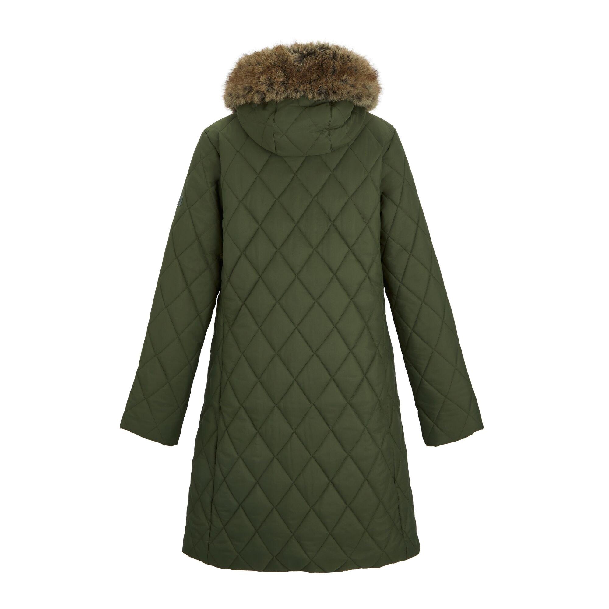 Dark Khaki - Regatta - Womens Fionne Insulated Jacket - 10
