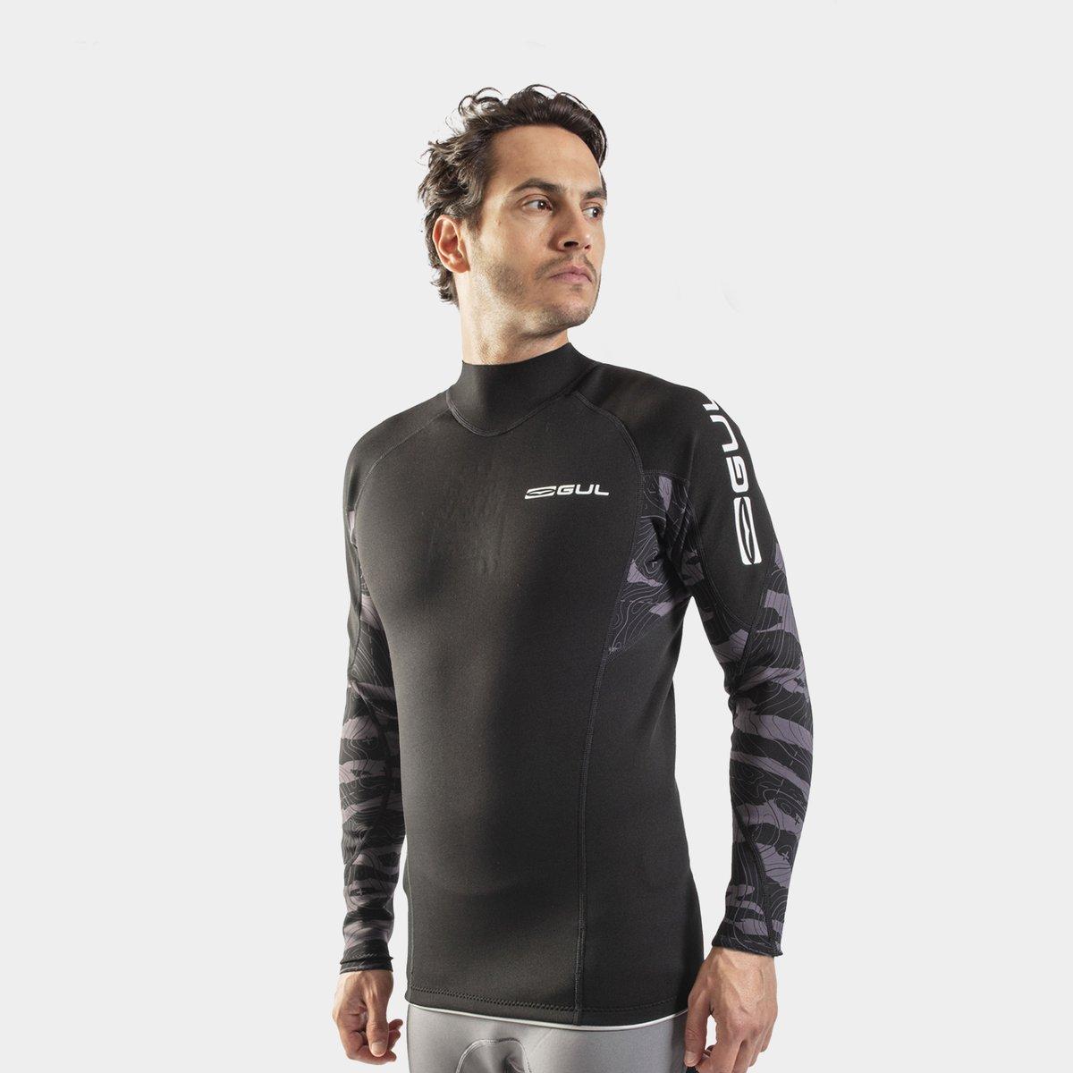 Black/Contourca - Gul - RESPONSE 1MM FLATLOCK WETSUIT THERMOTOP - 1