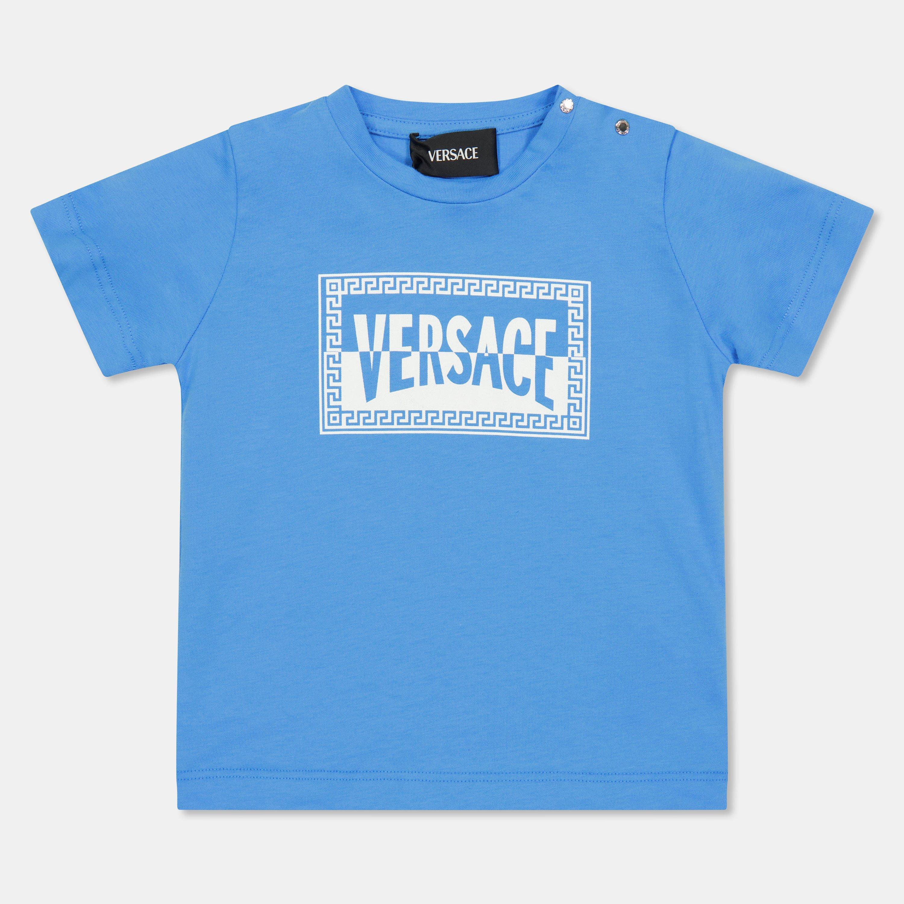 Blue 2VN00 - Versace - Kids' Logo T-Shirt - 1