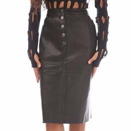 Boss Selara Leather Skirt