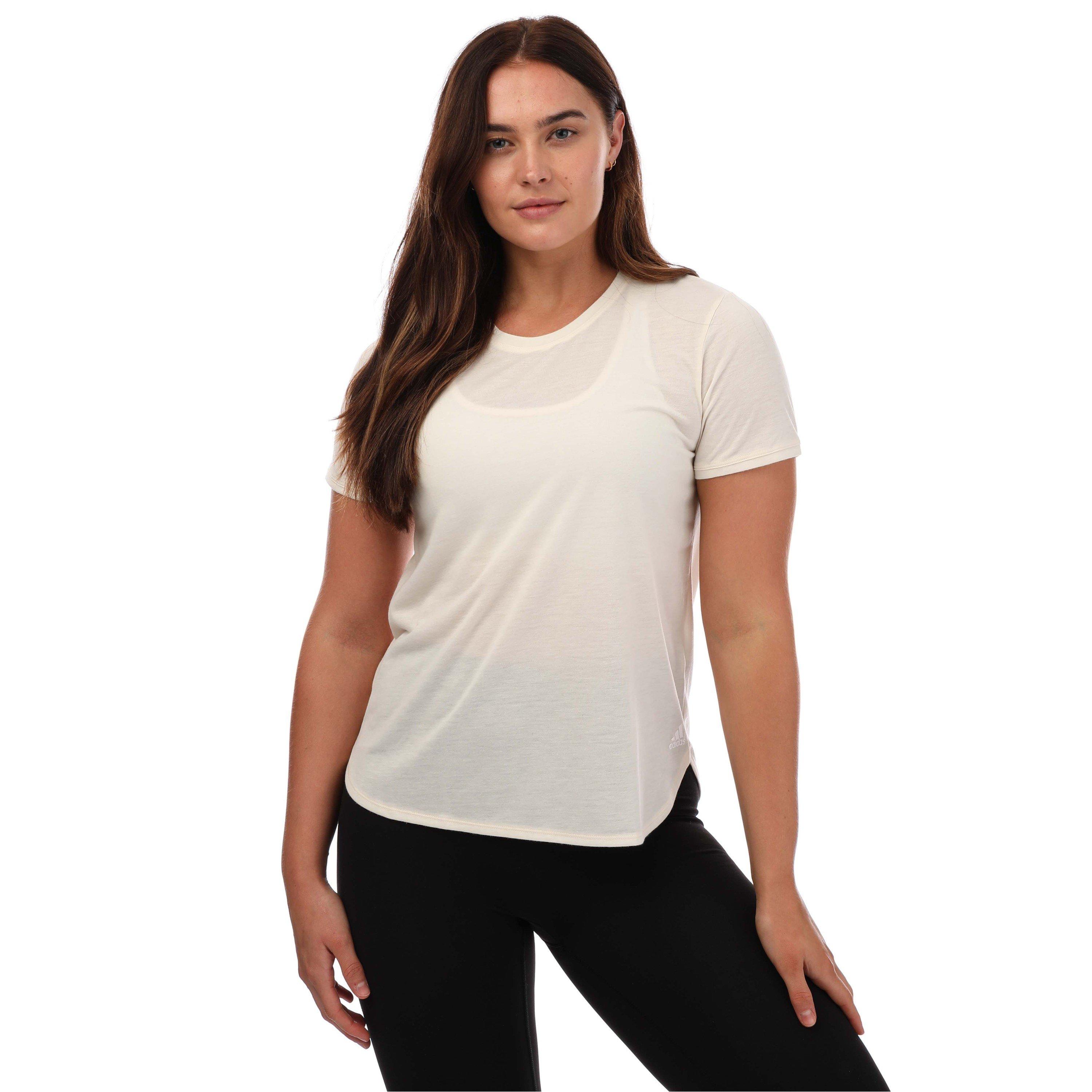 White - adidas - Women's Go To Regular Fit T-Shirt - 1