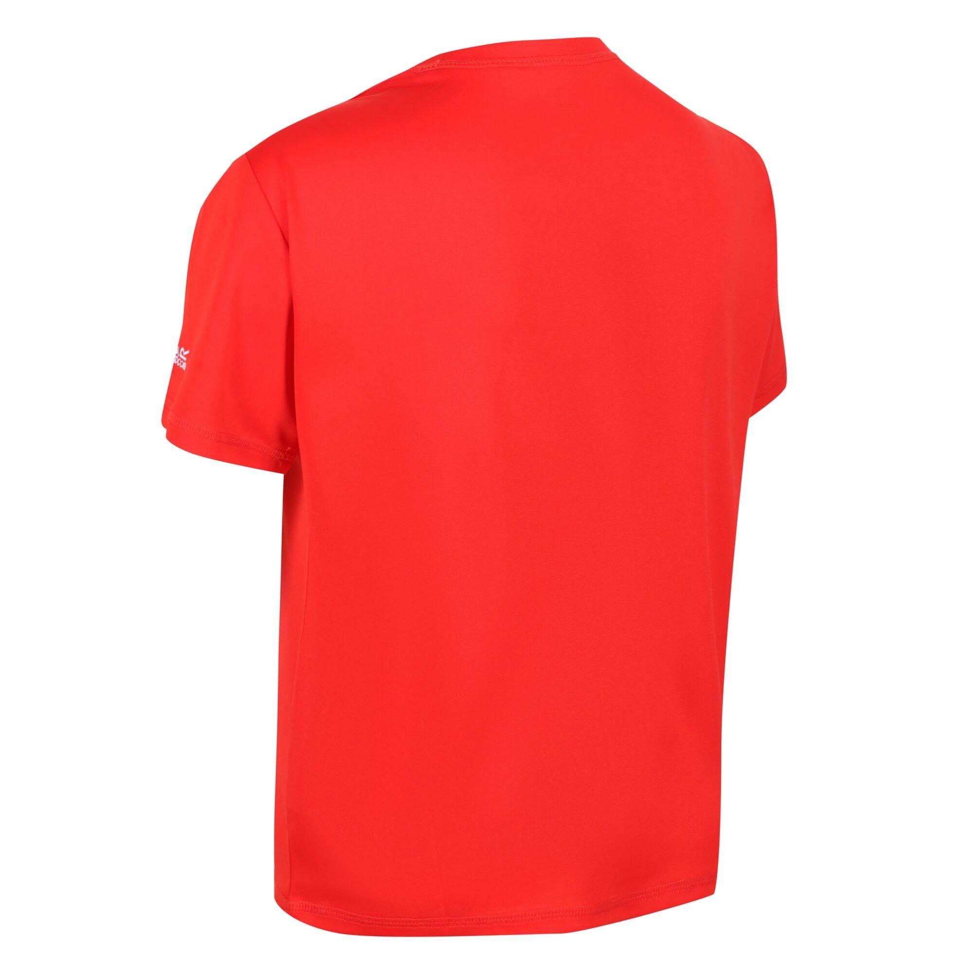 Fiery Red - Regatta - Unisex Kids' Alvarado Short-Sleeve Polo Shirt - 4