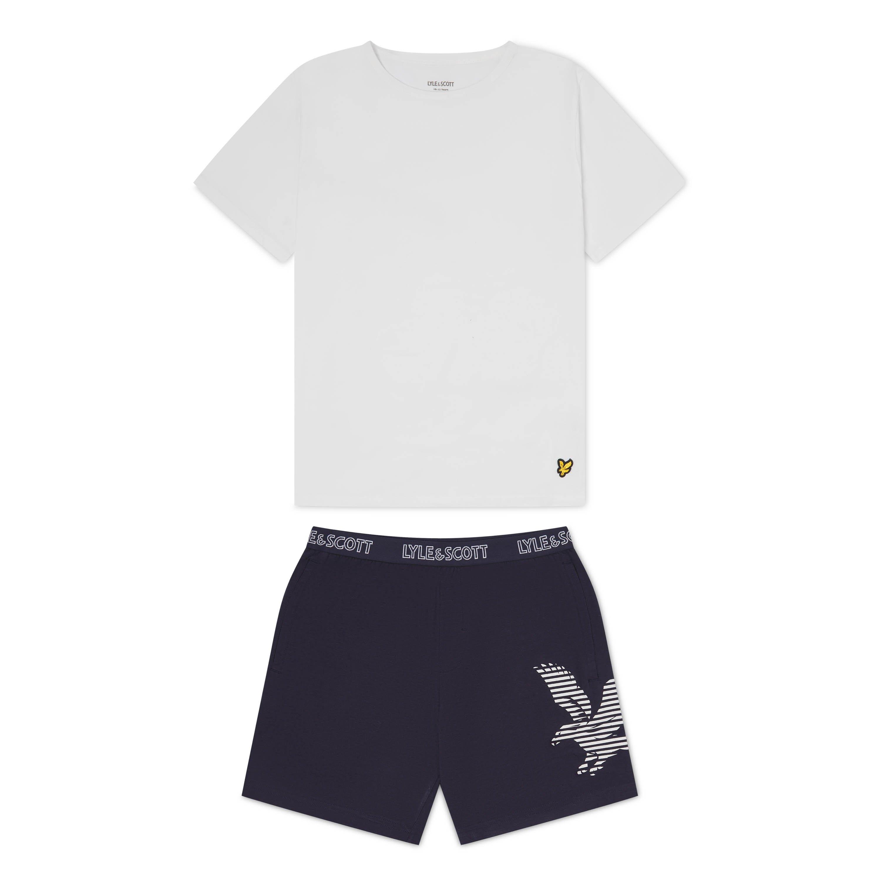 Lyle and Scott Short-Sleeve Pyjama Set