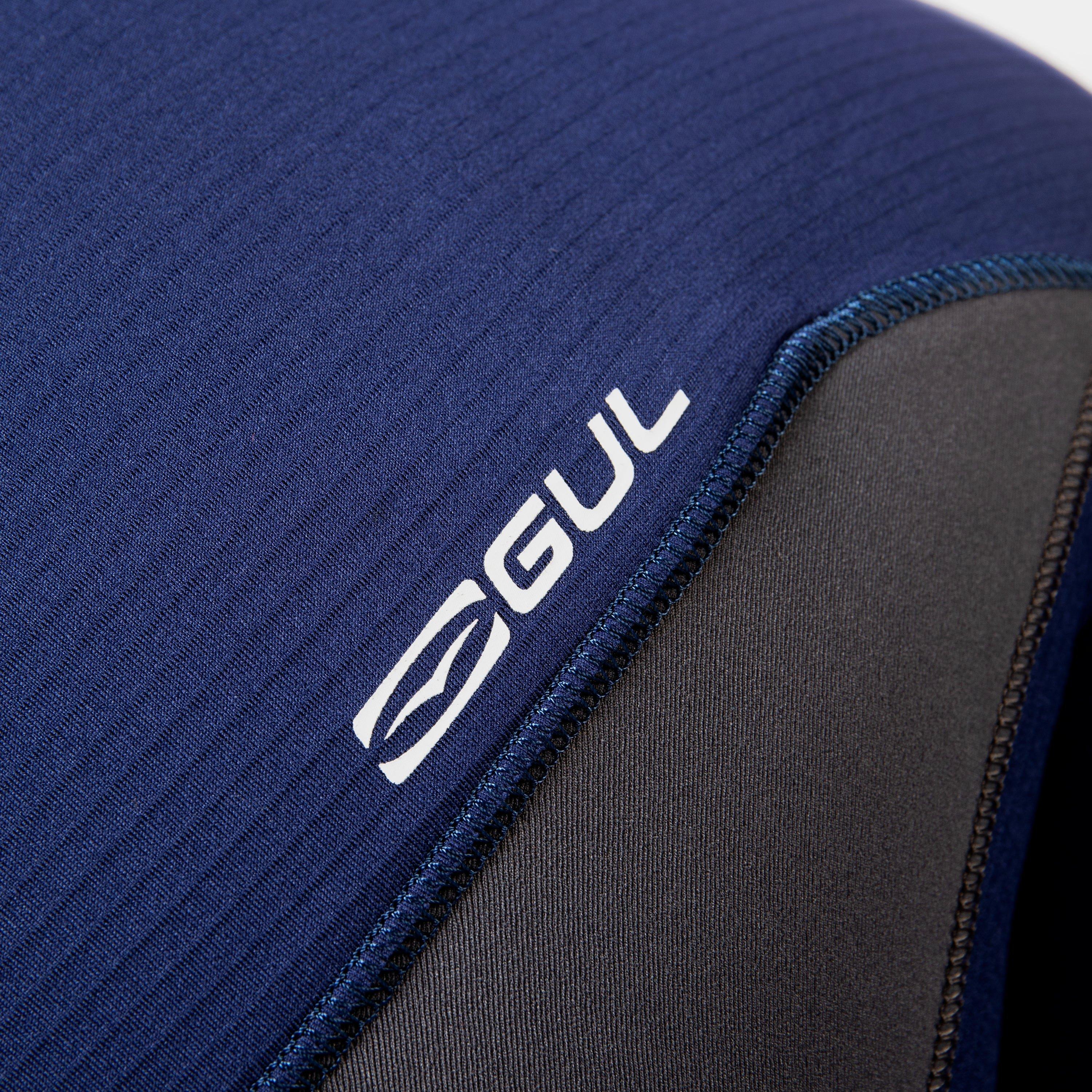 Grey/Blue - Gul - FLEXOR 32 YULEX CHEST ZIP GBS STEAMER - 8