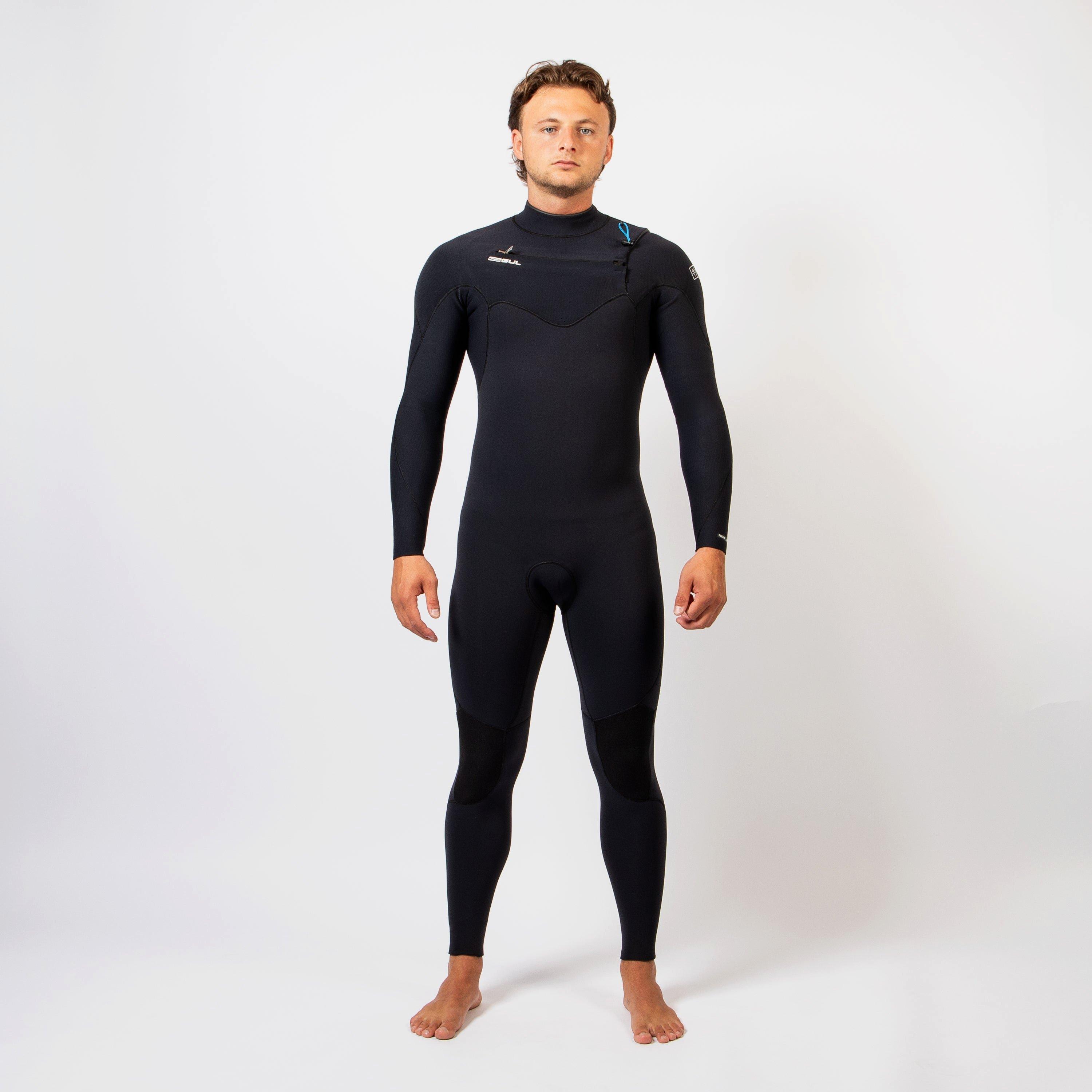 Gul  Flexor 32 Yulex Chest Zip Gbs Steamer - Black - LS