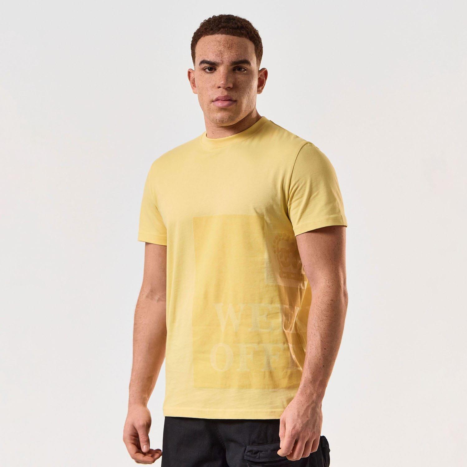 Yellow - Weekend Offender - Ryan Large Prison Print T-Shirt - 1