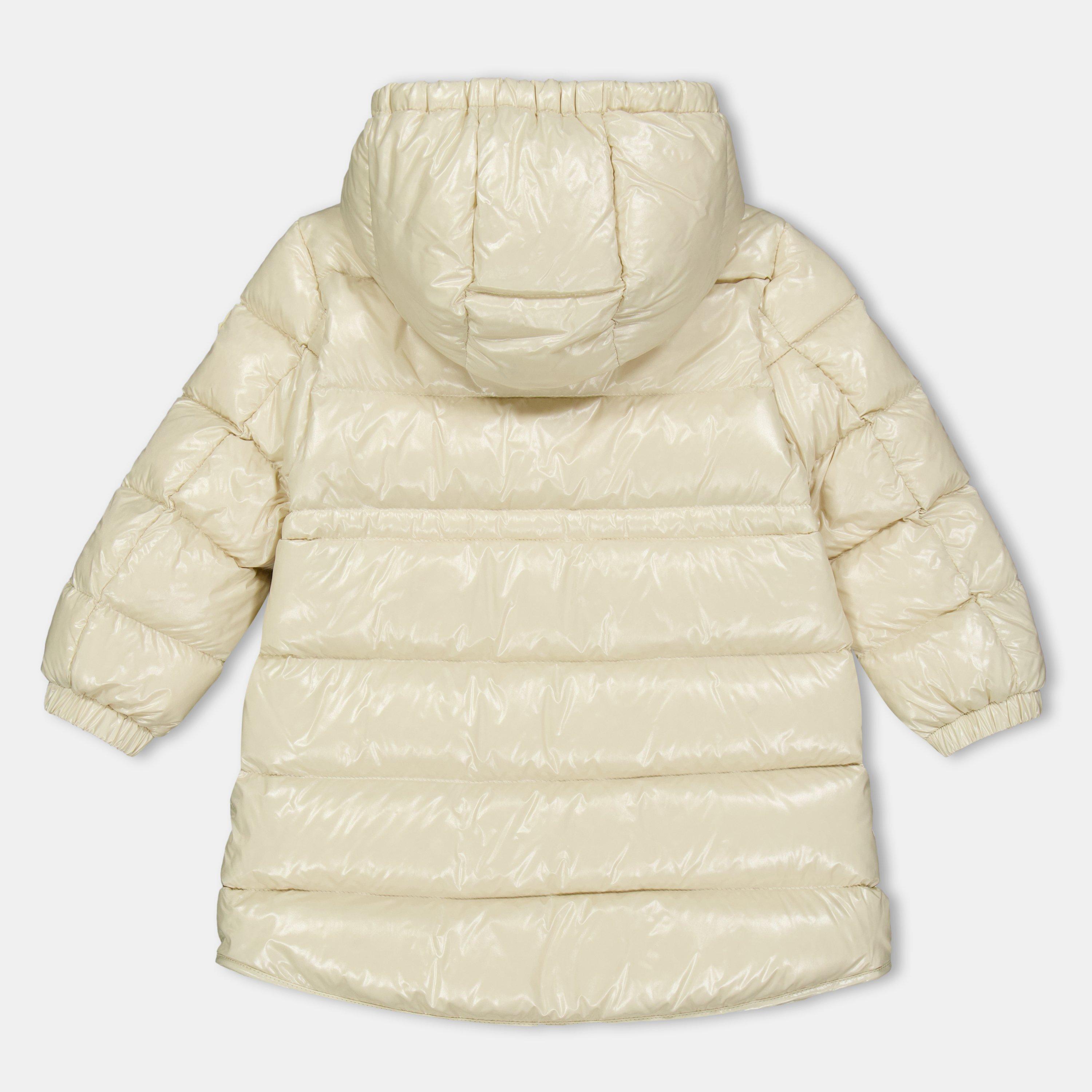 Cream 265 - Moncler - Kids' Down Water-Repellent Long Puffer Jacket - 2