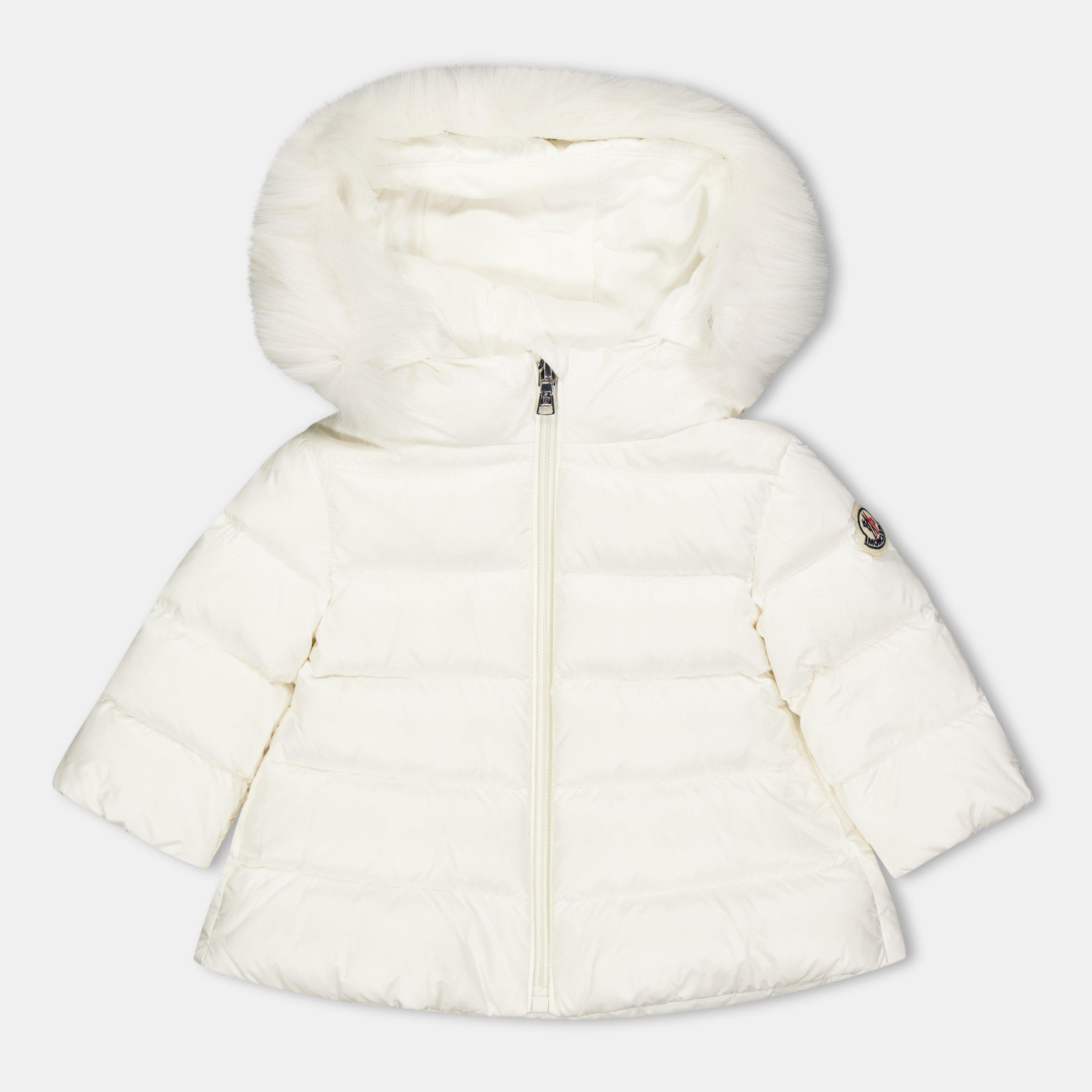 Moncler Kids' Obie Down-Filled Short Puffer Jacket - Cream 034 - Size 3-6 Mnth