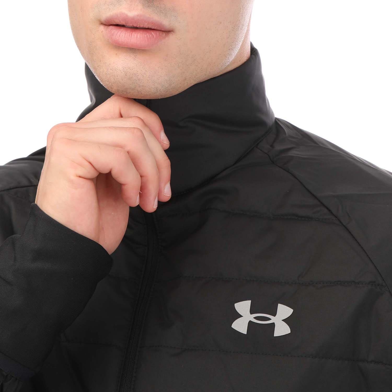 Black - Under Armour - Storm Run Insulate Hybrid Jacket - 4