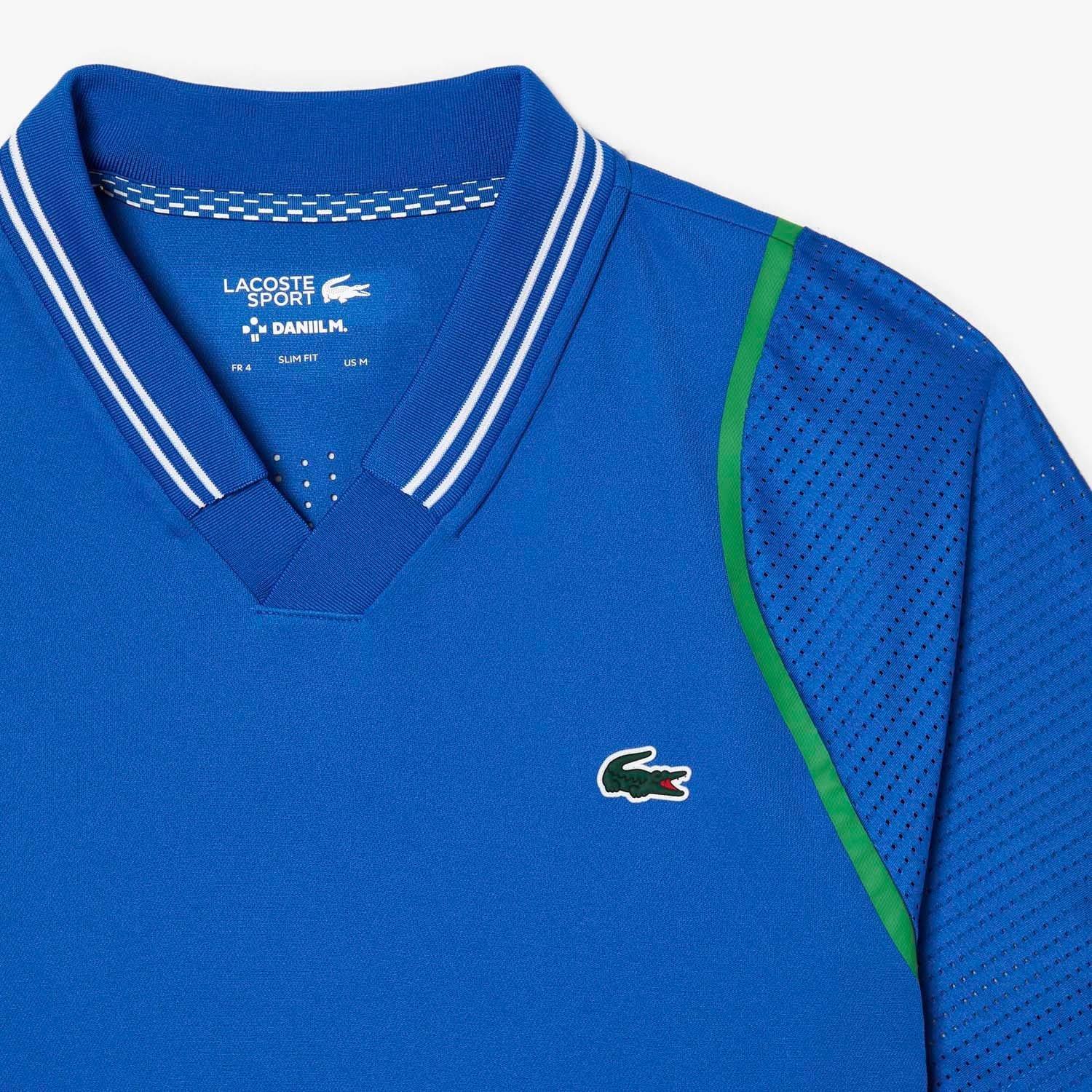 Blue - Lacoste - Tennis x Daniil Medvedev Polo Shirt - 4