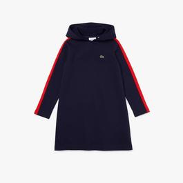 Lacoste Lacoste Cosy Hooded Dress Junior Girls
