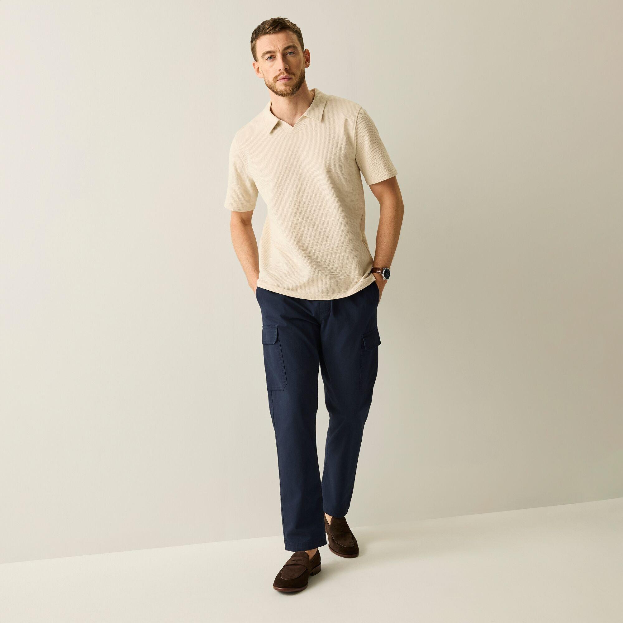 Moonbeam - Regatta - Men's Delray Cotton V-Neck Short-Sleeve Polo - 3