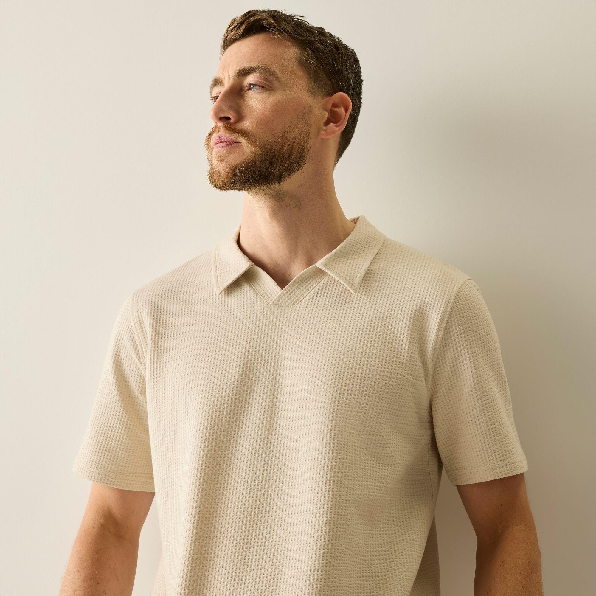 Moonbeam - Regatta - Men's Delray Cotton V-Neck Short-Sleeve Polo - 4