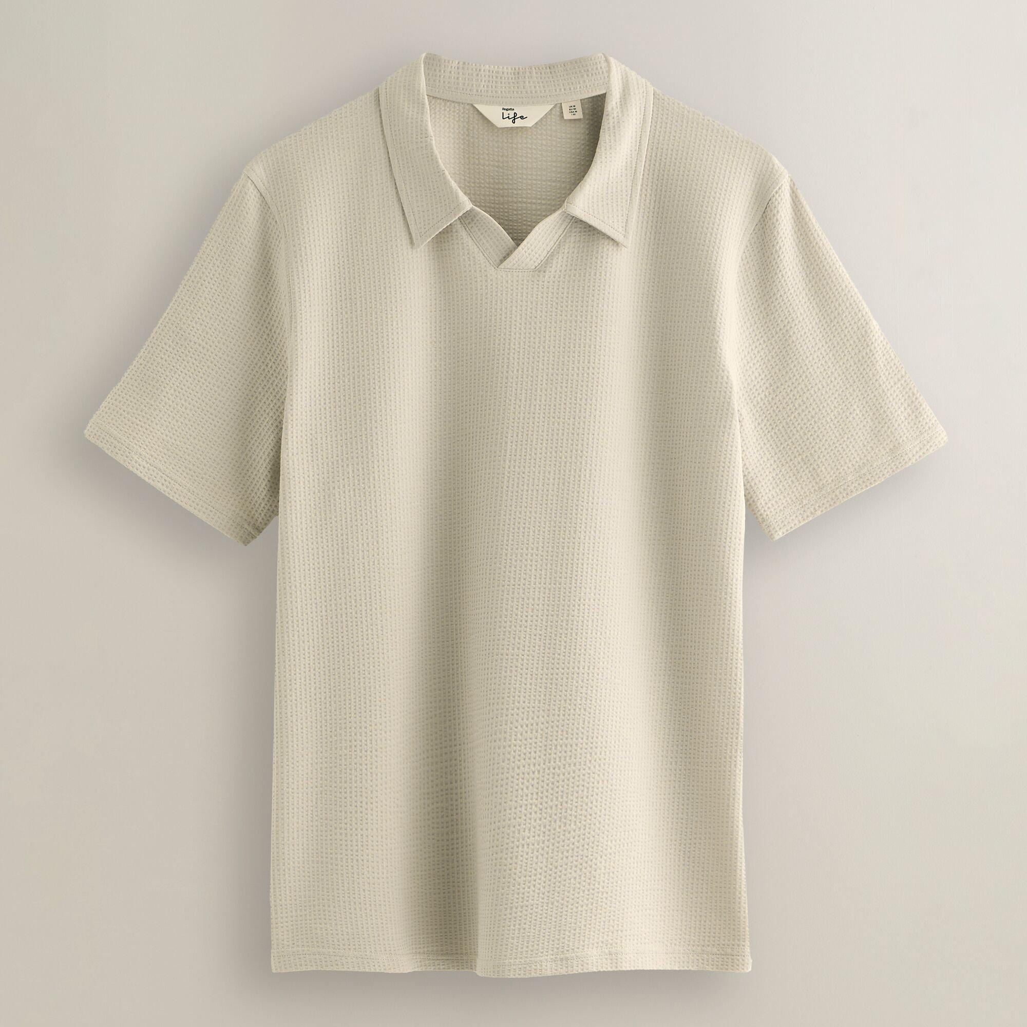 Moonbeam - Regatta - Men's Delray Cotton V-Neck Short-Sleeve Polo - 6