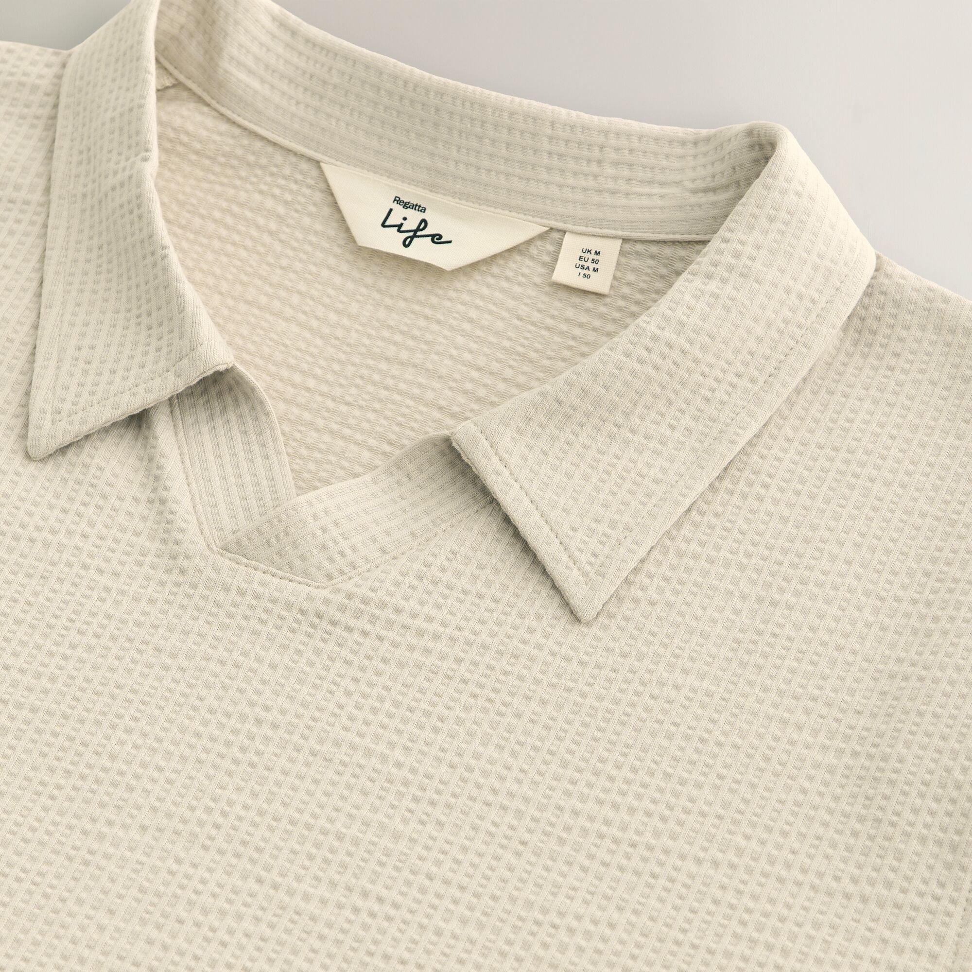 Moonbeam - Regatta - Men's Delray Cotton V-Neck Short-Sleeve Polo - 8