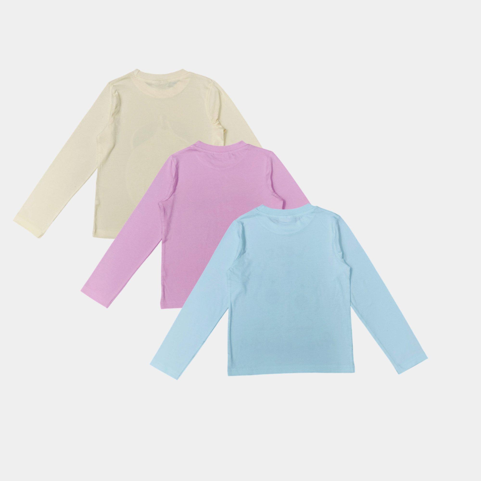 Voće - Star - 3 Pack  Cotton Fruit & Animal Print Long Sleeve Pyjama Set - 3