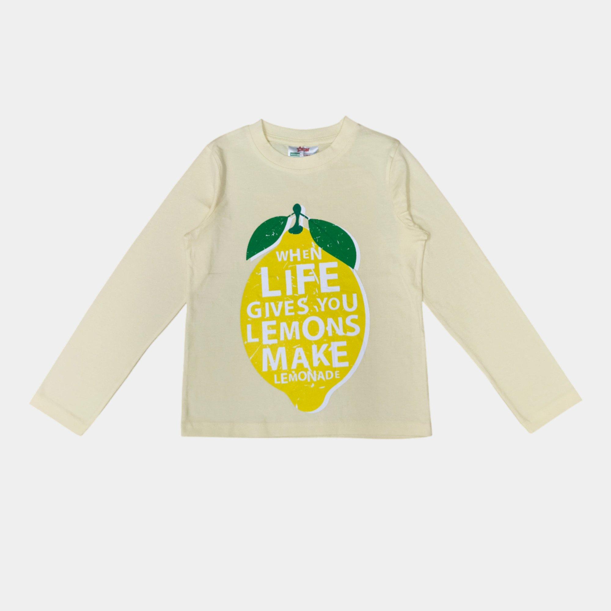 Voće - Star - 3 Pack  Cotton Fruit & Animal Print Long Sleeve Pyjama Set - 4