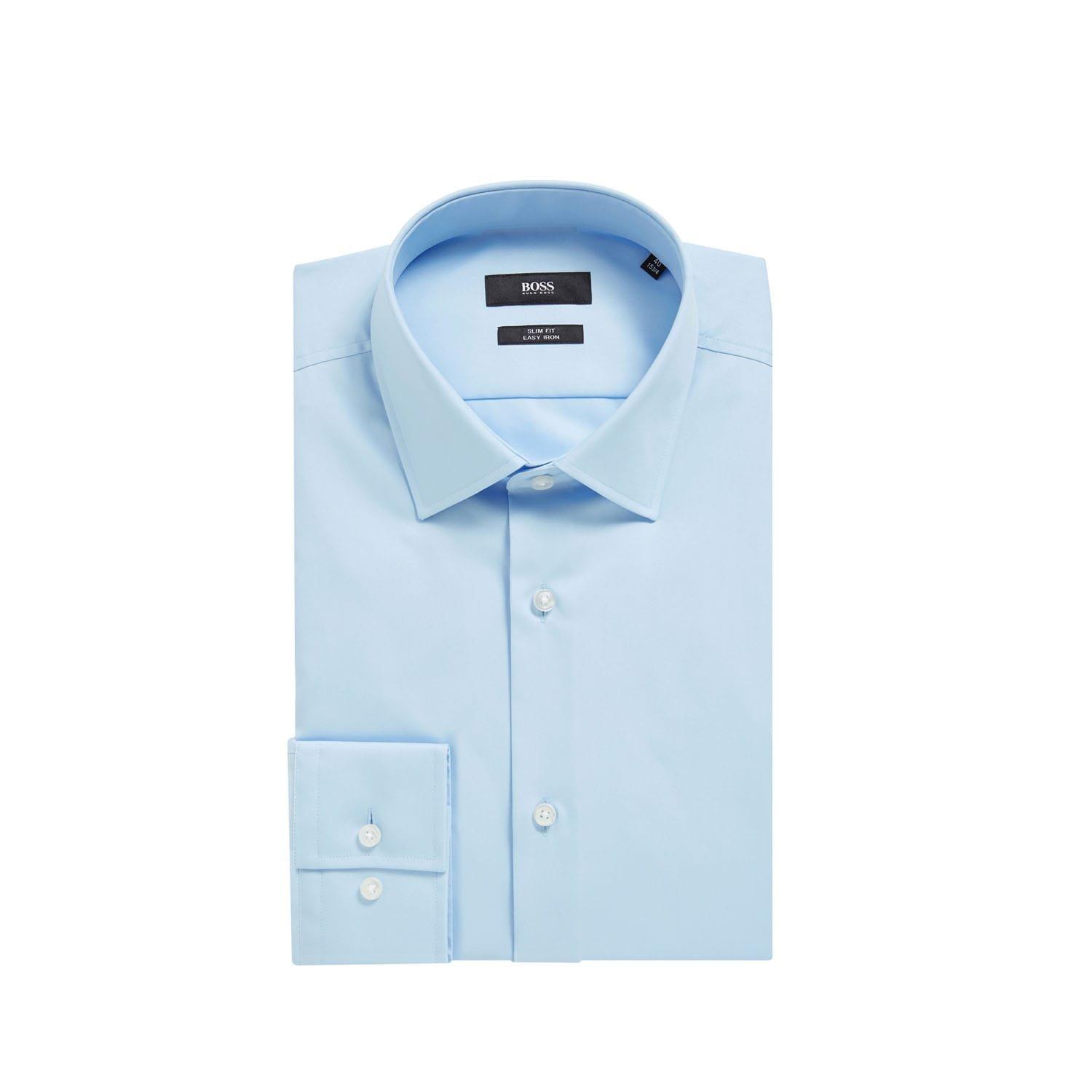 Light Blue - Boss - Jenno Slim-Fit Shirt - 3