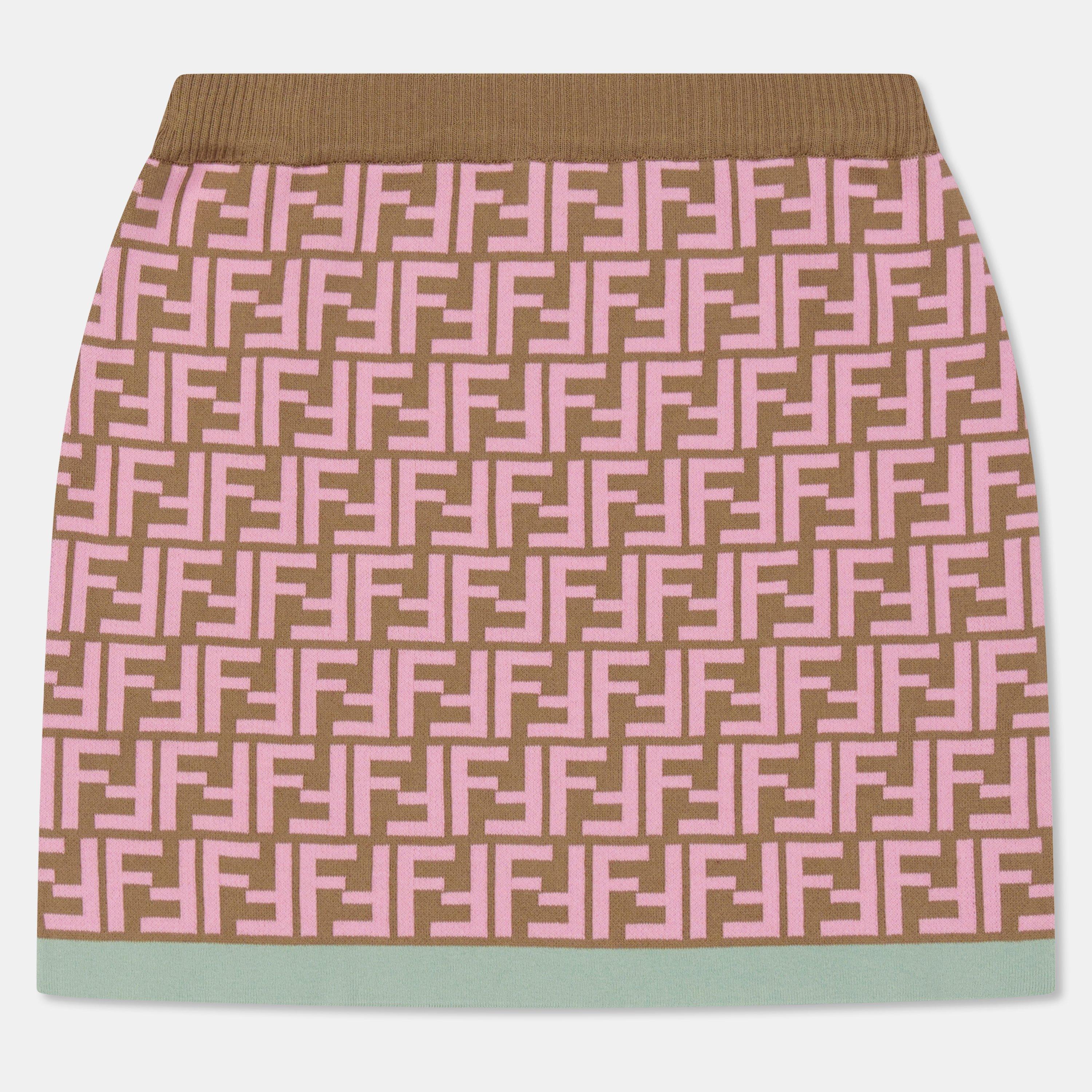 Multi F1UPU - Fendi - Kids' Knitted Skirt - 1