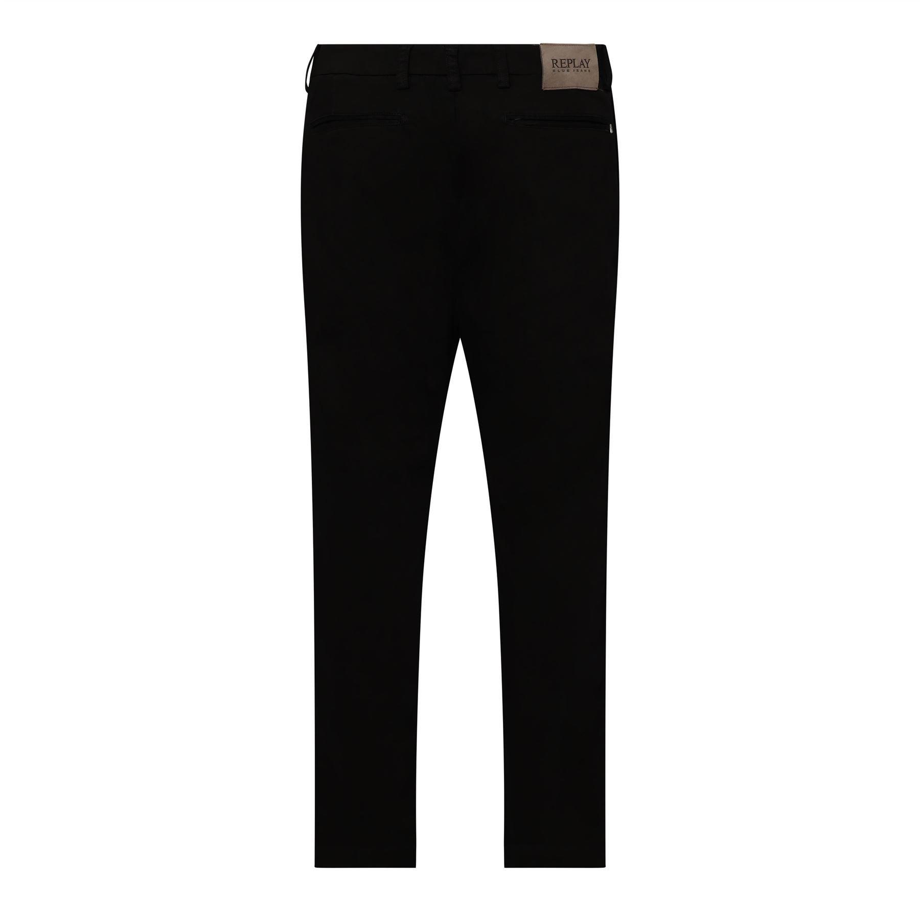 Black - Replay - Benni Regular-Fit Chinos - 2