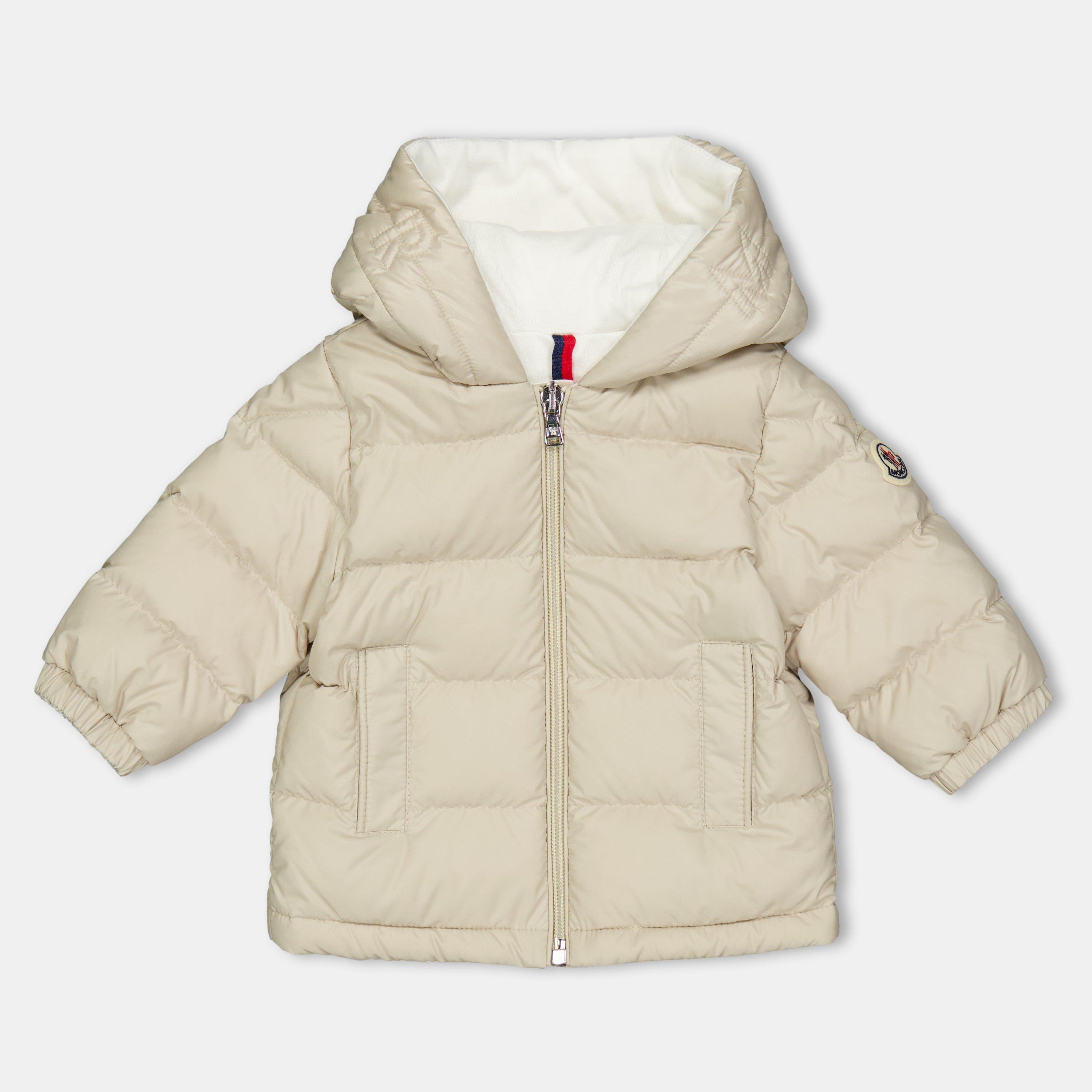 Moncler Kids' Najan Quilted Down Short Puffer Jacket - Beige 20N - Size 2Y