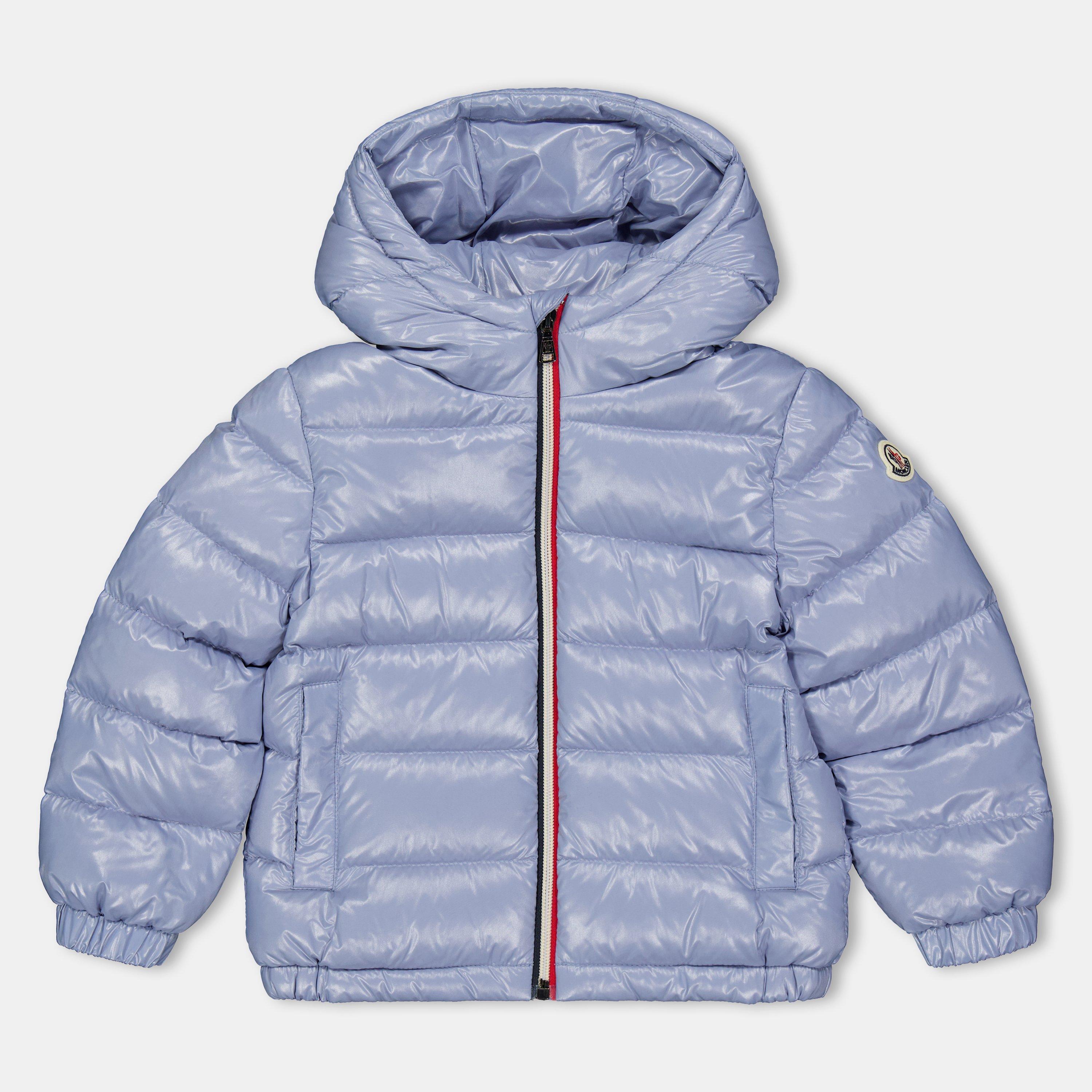 Moncler Kids' Insulated Short Puffer Jacket - Light Blue 715 - Size 12Y
