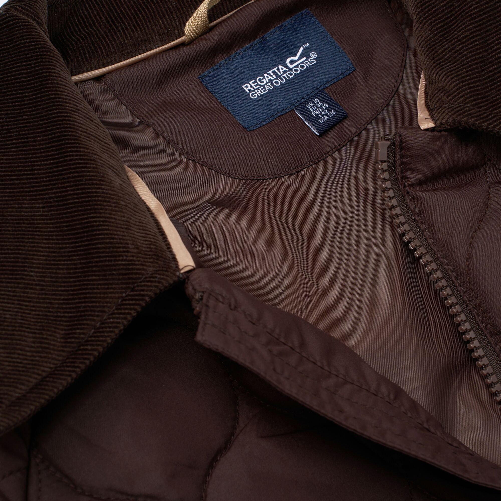 Dark Chocolate - Regatta - Womens Amira Insulated Jacket - 14
