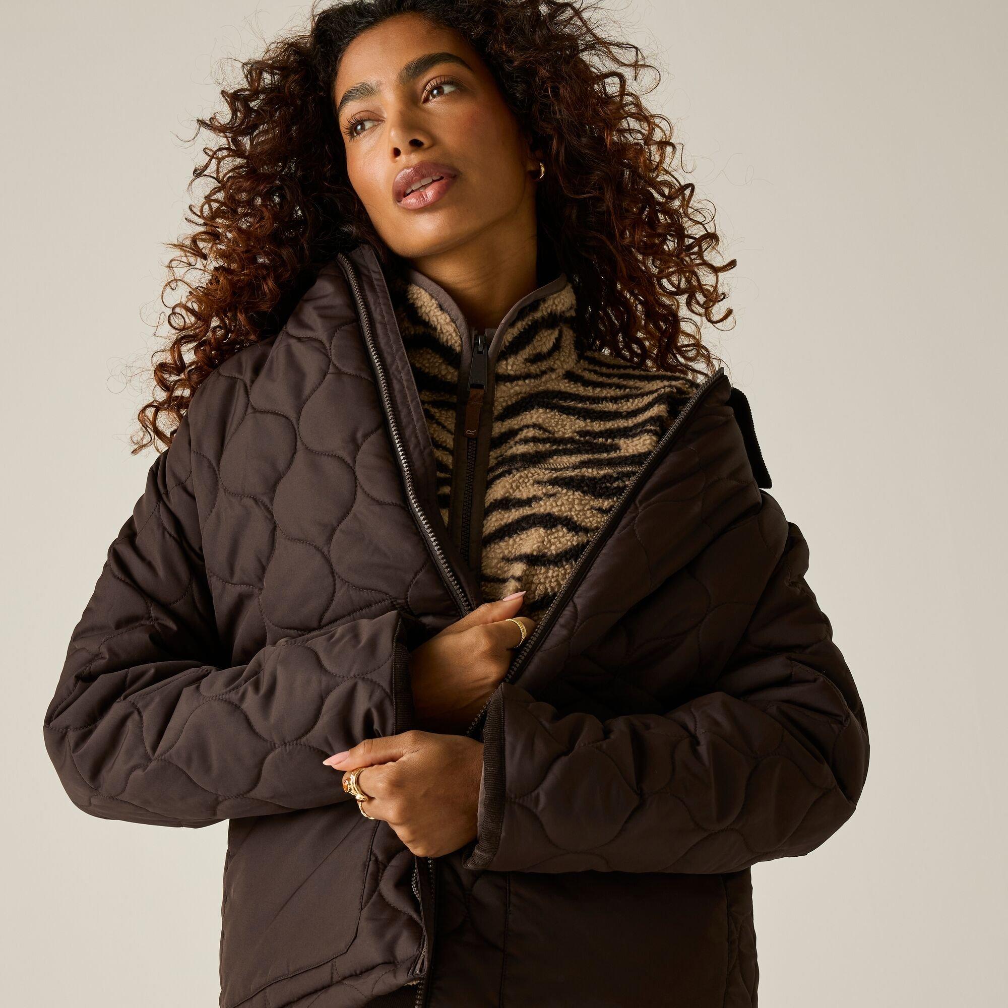 Dark Chocolate - Regatta - Womens Amira Insulated Jacket - 4