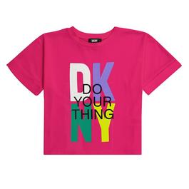 DKNY DKNY Big Logo Tee Junior Girls