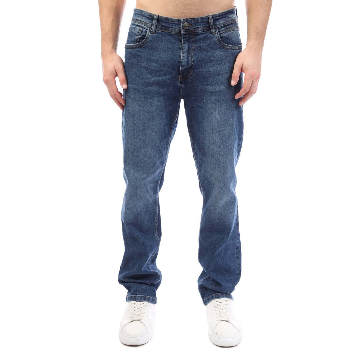 Blue - Duck and Cover - Hydras Straight-Fit Jeans - 1