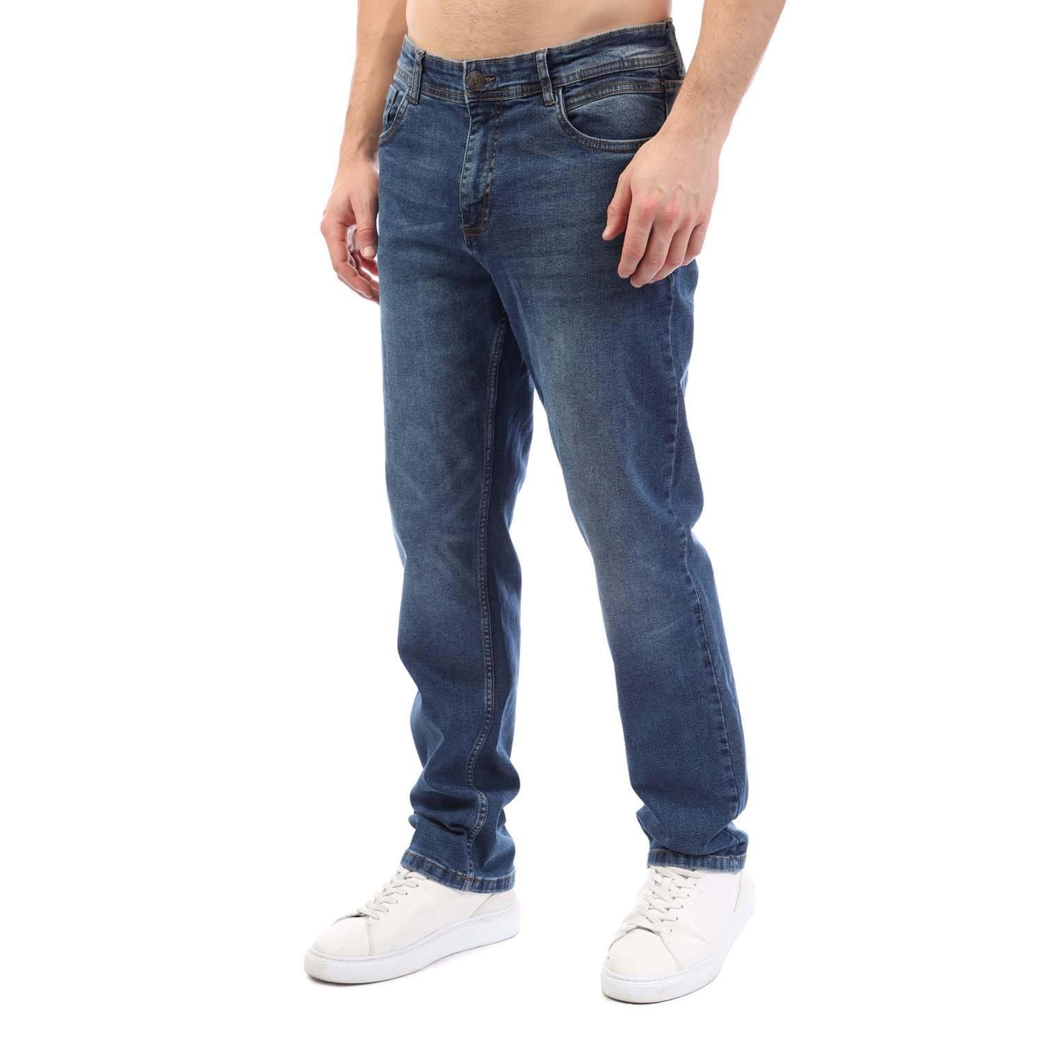 Blue - Duck and Cover - Hydras Straight-Fit Jeans - 2