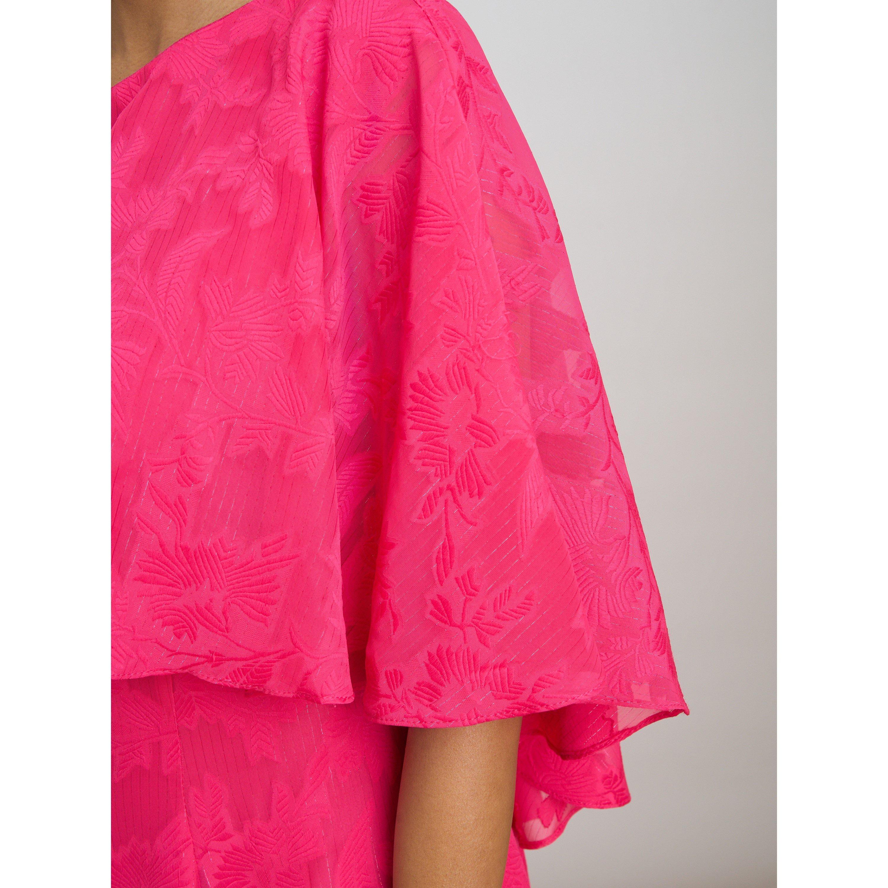 Peony - Gina Bacconi - Milly Jacquard Metallic Thread Dress - 7