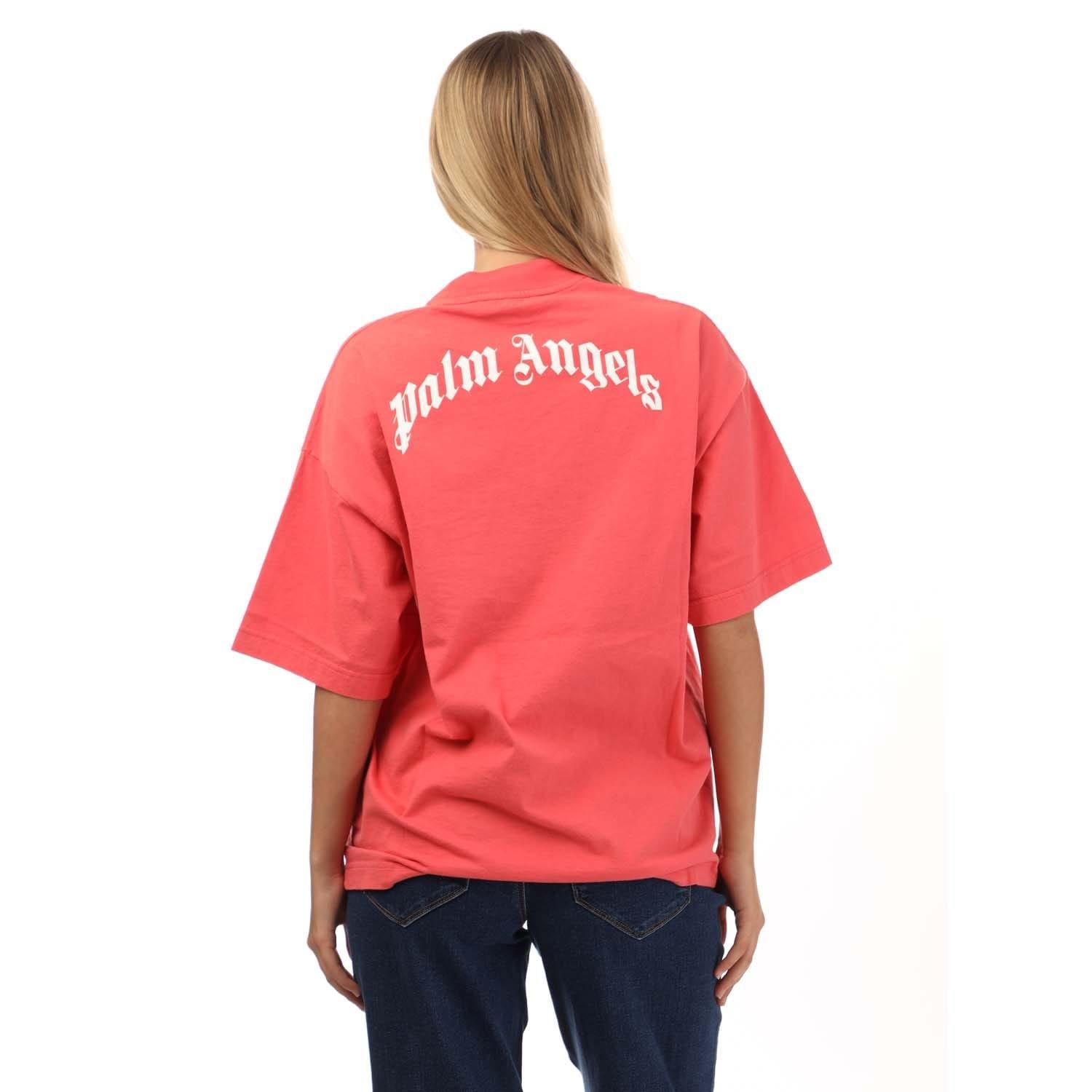 Coral - Palm Angels - Bear Loose T-Shirt - 2