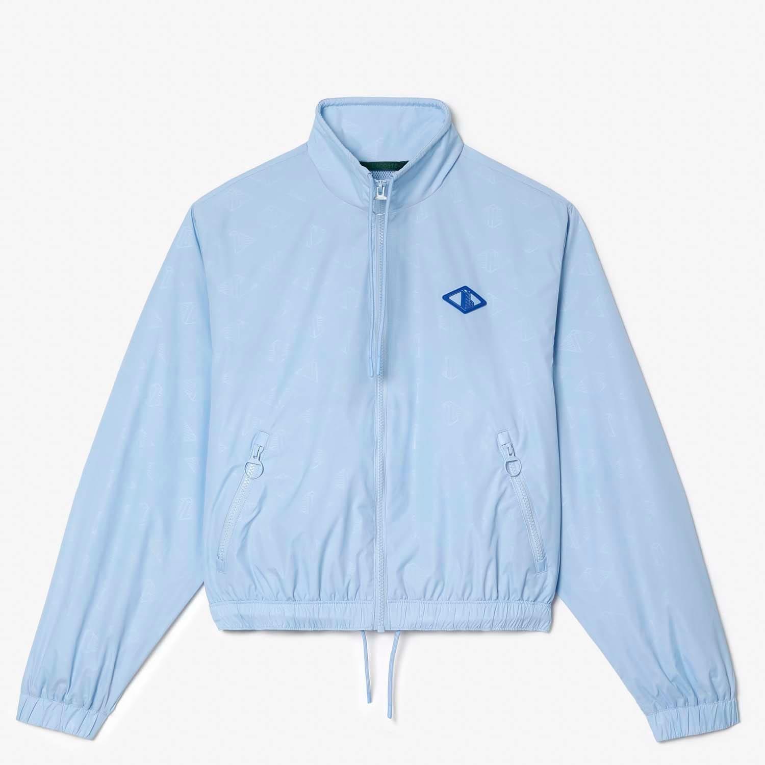 Blue - Lacoste - Monogram Print Track Jacket - 3