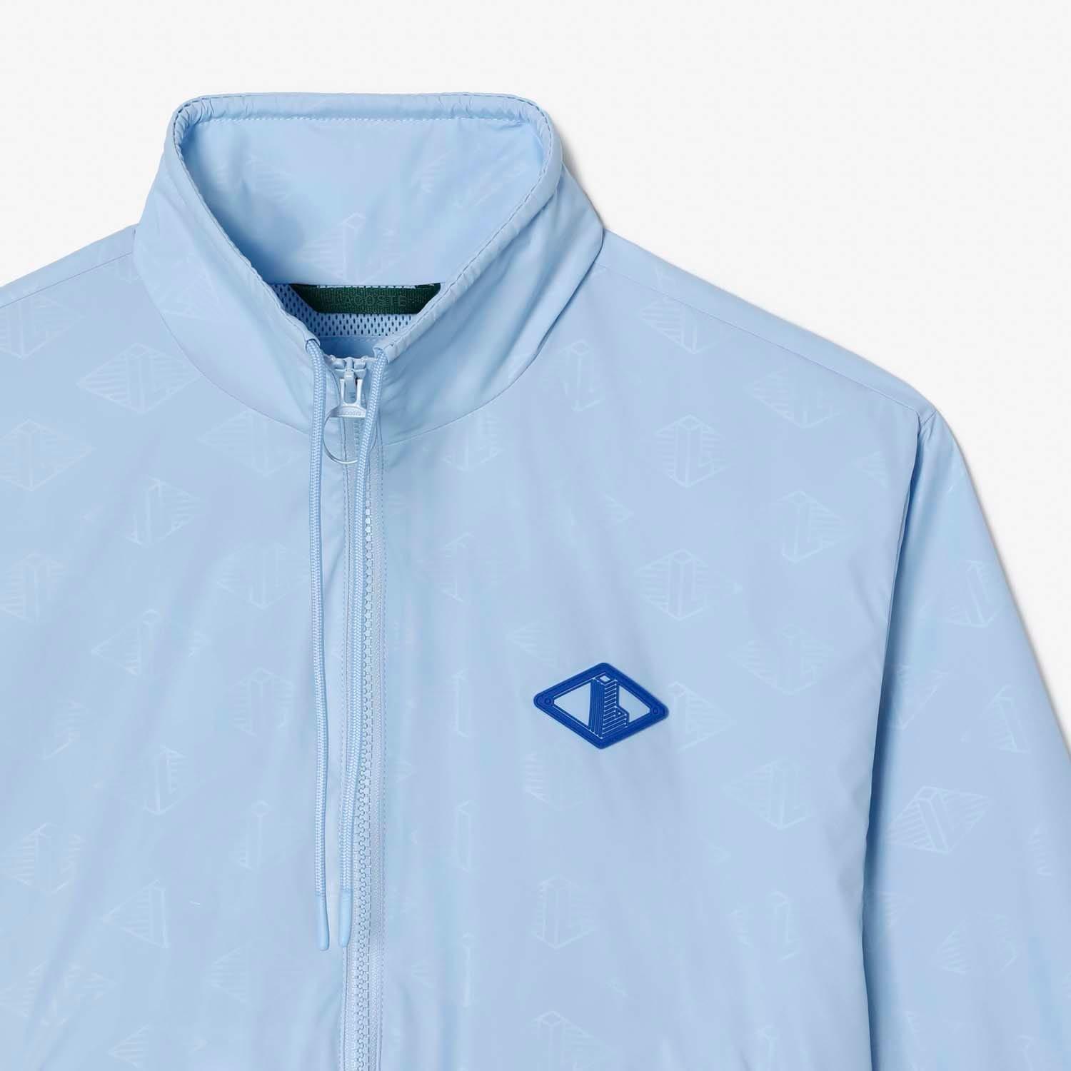 Blue - Lacoste - Monogram Print Track Jacket - 6
