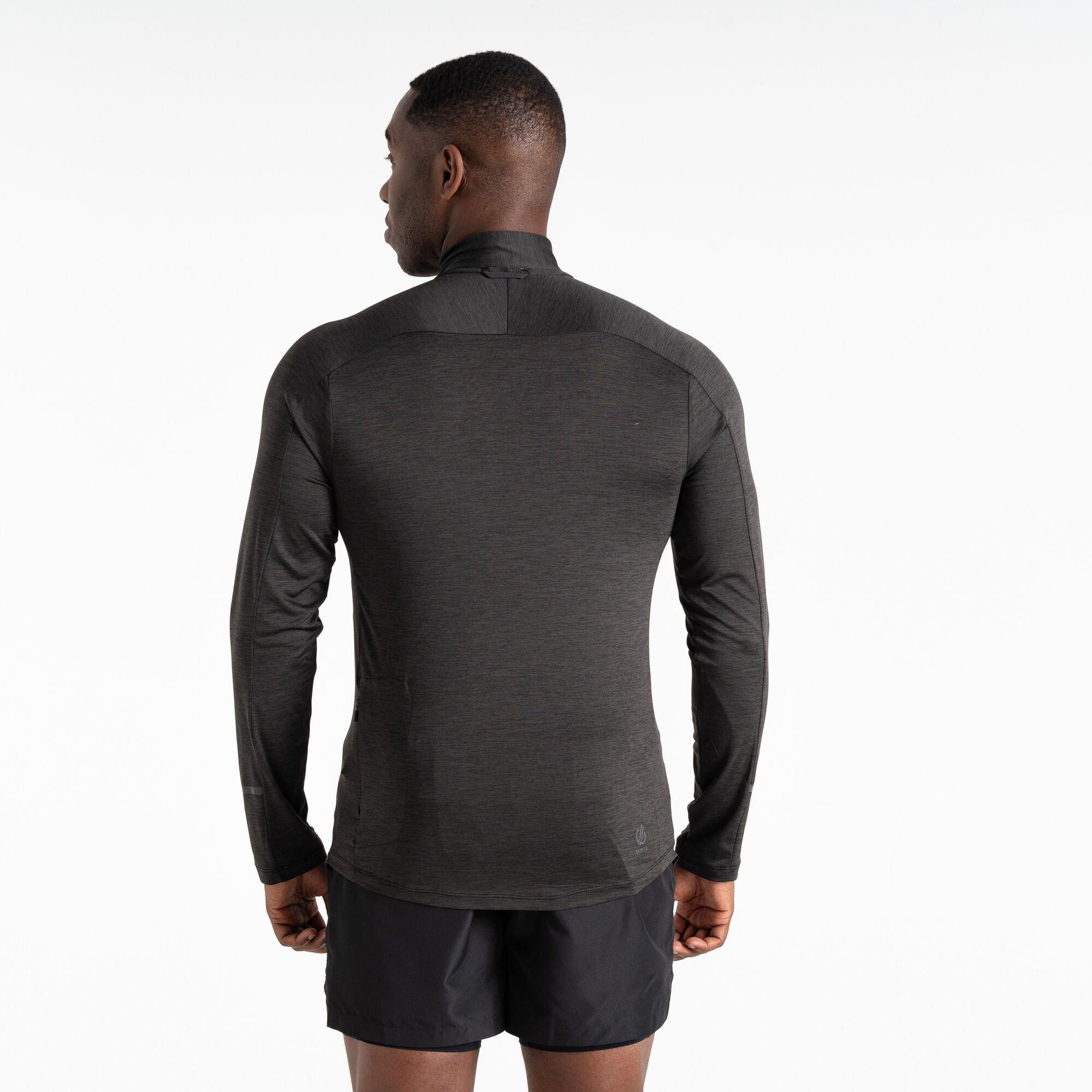 Black Marl - Dare 2b - Men's Power Up Short-Sleeve Performance T-Shirt - 3