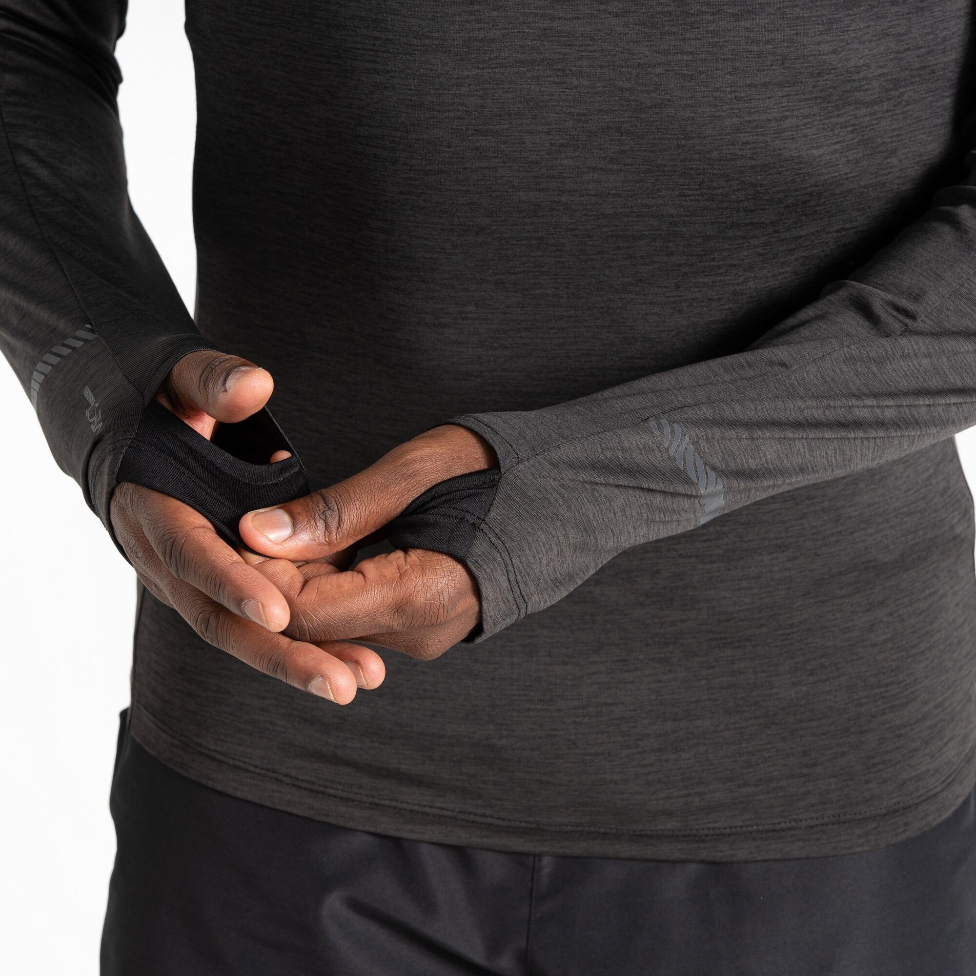 Black Marl - Dare 2b - Men's Power Up Short-Sleeve Performance T-Shirt - 6