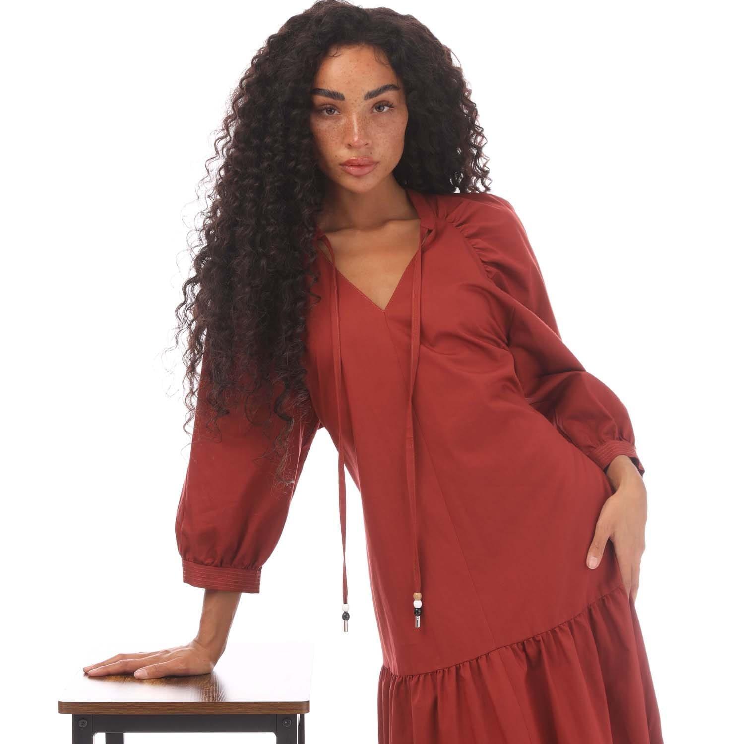 Red - Boss - Depera Dress - 4