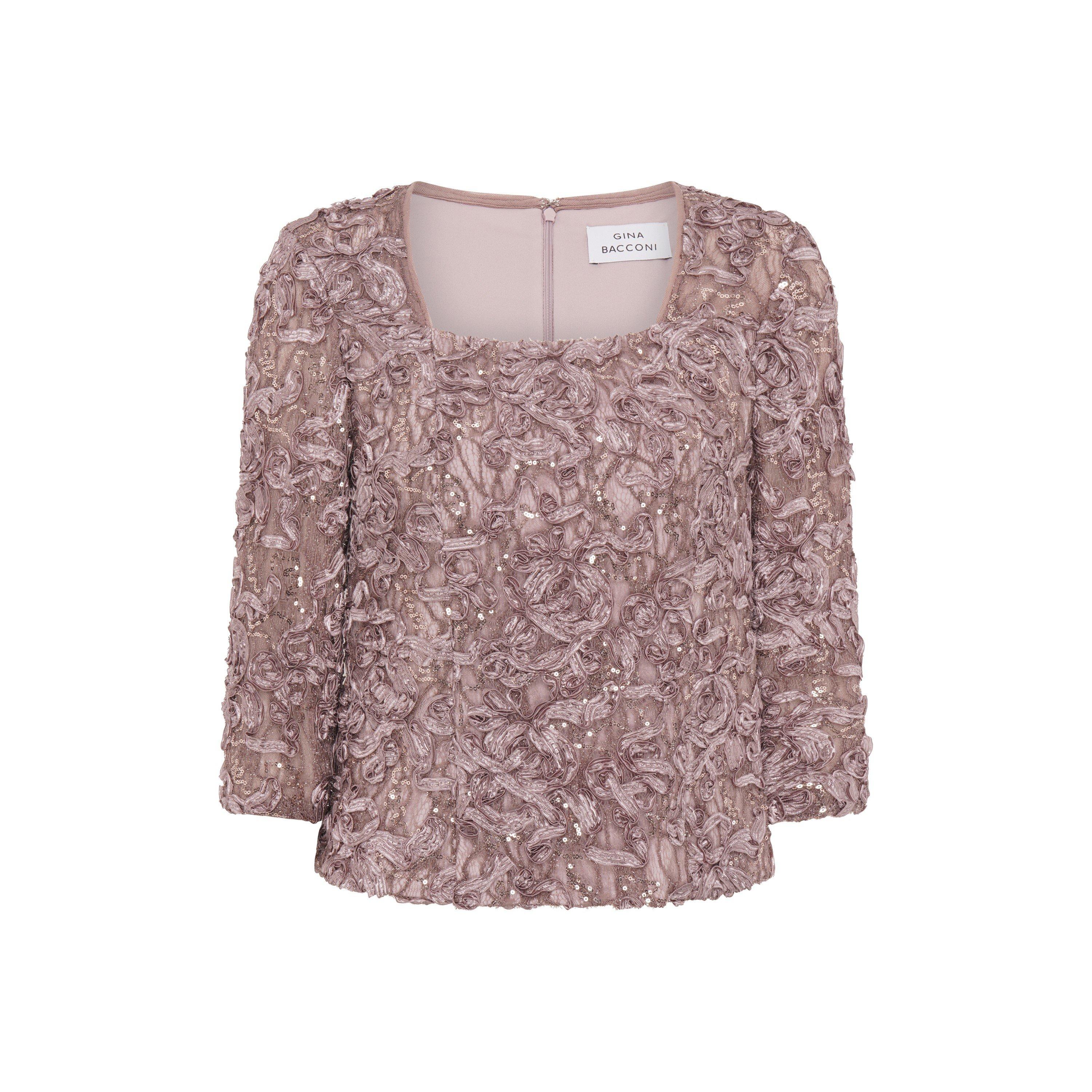 Minx - Gina Bacconi - Tonia Embellished Lace Blouse - 4
