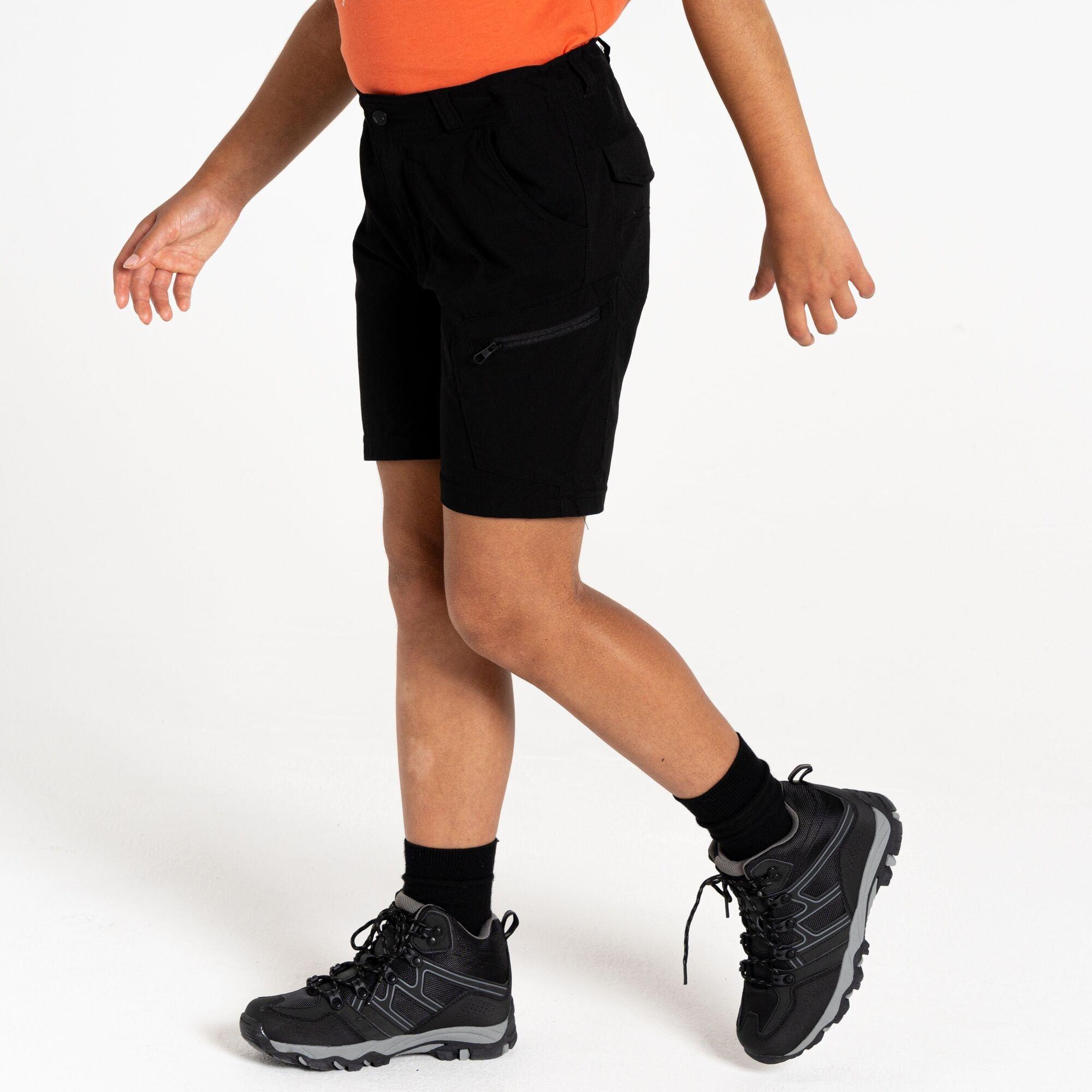 Black - Regatta - Unisex Kids Reprise Walking Shorts - 3