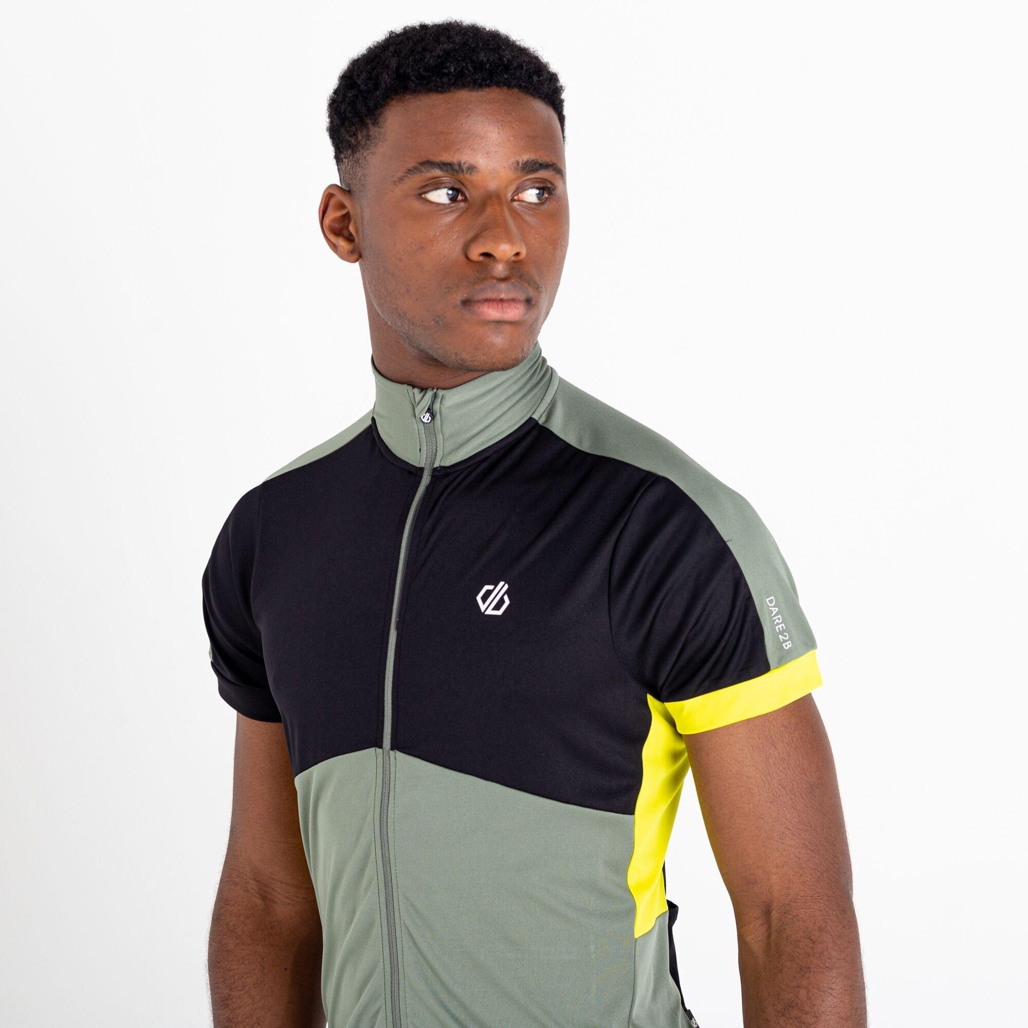 Agavegrn/Blk - Dare 2b - Protraction Short-Sleeve Performance Gym Top - 7