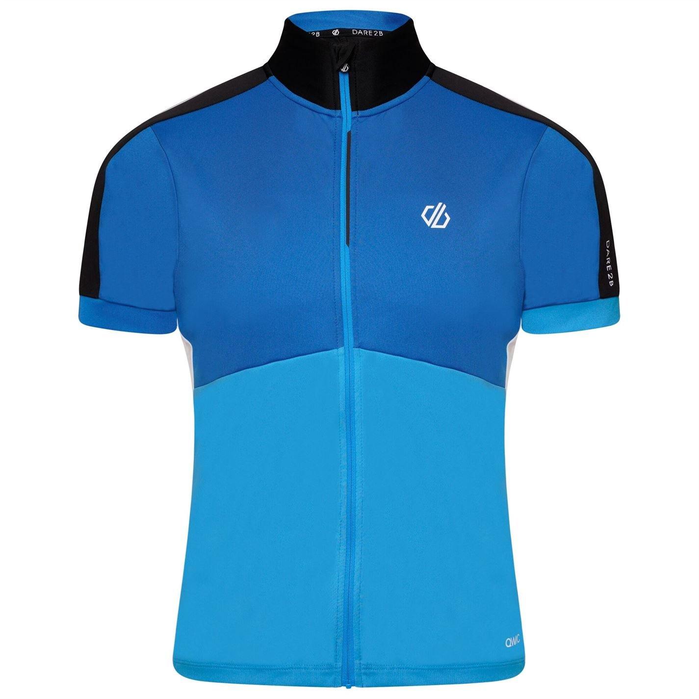 Dare 2B Men's Protraction Short-Sleeve Performance Gym Top - Snklblu/Tetn - XL