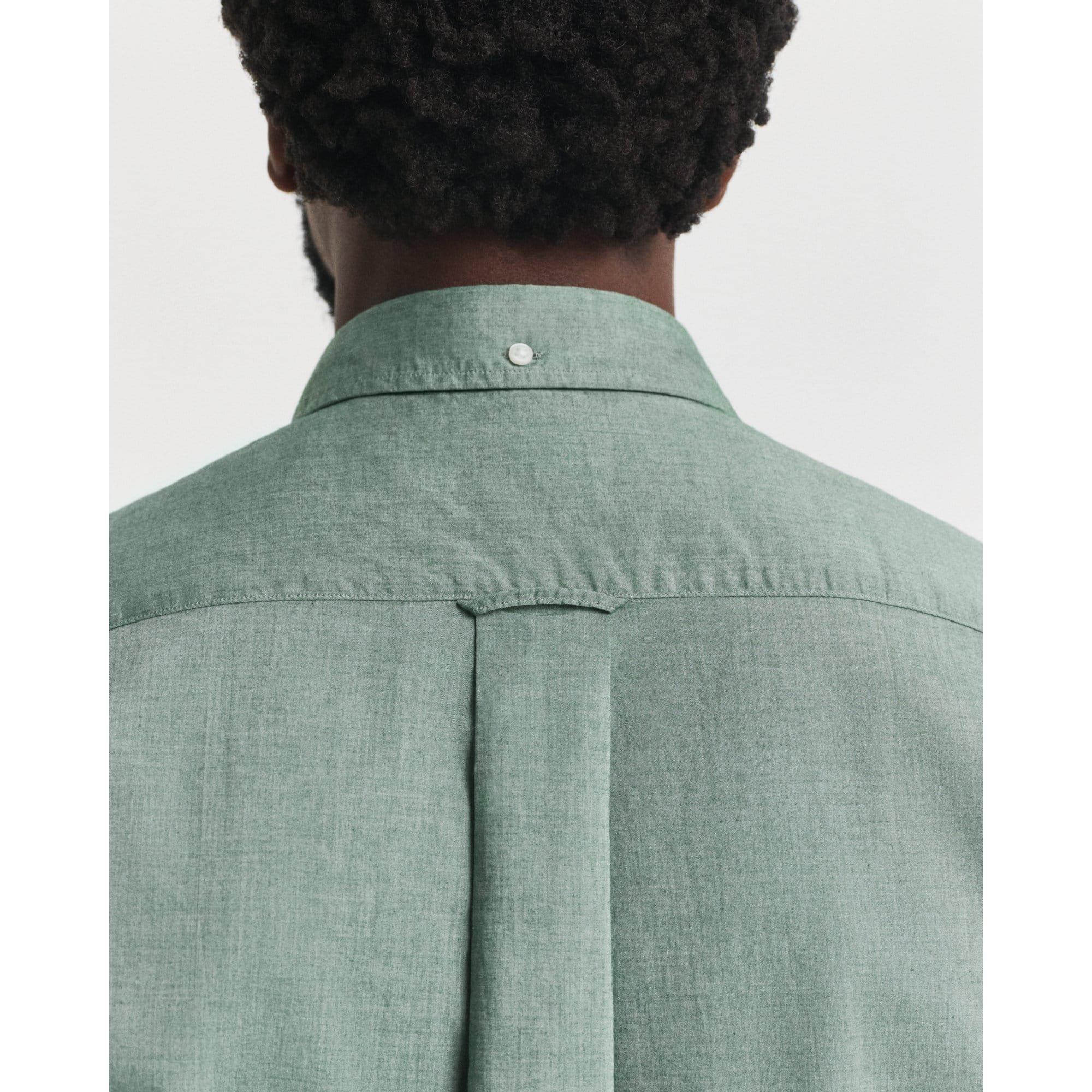 Green - Gant - Regular-Fit Classic Poplin Shirt - 3