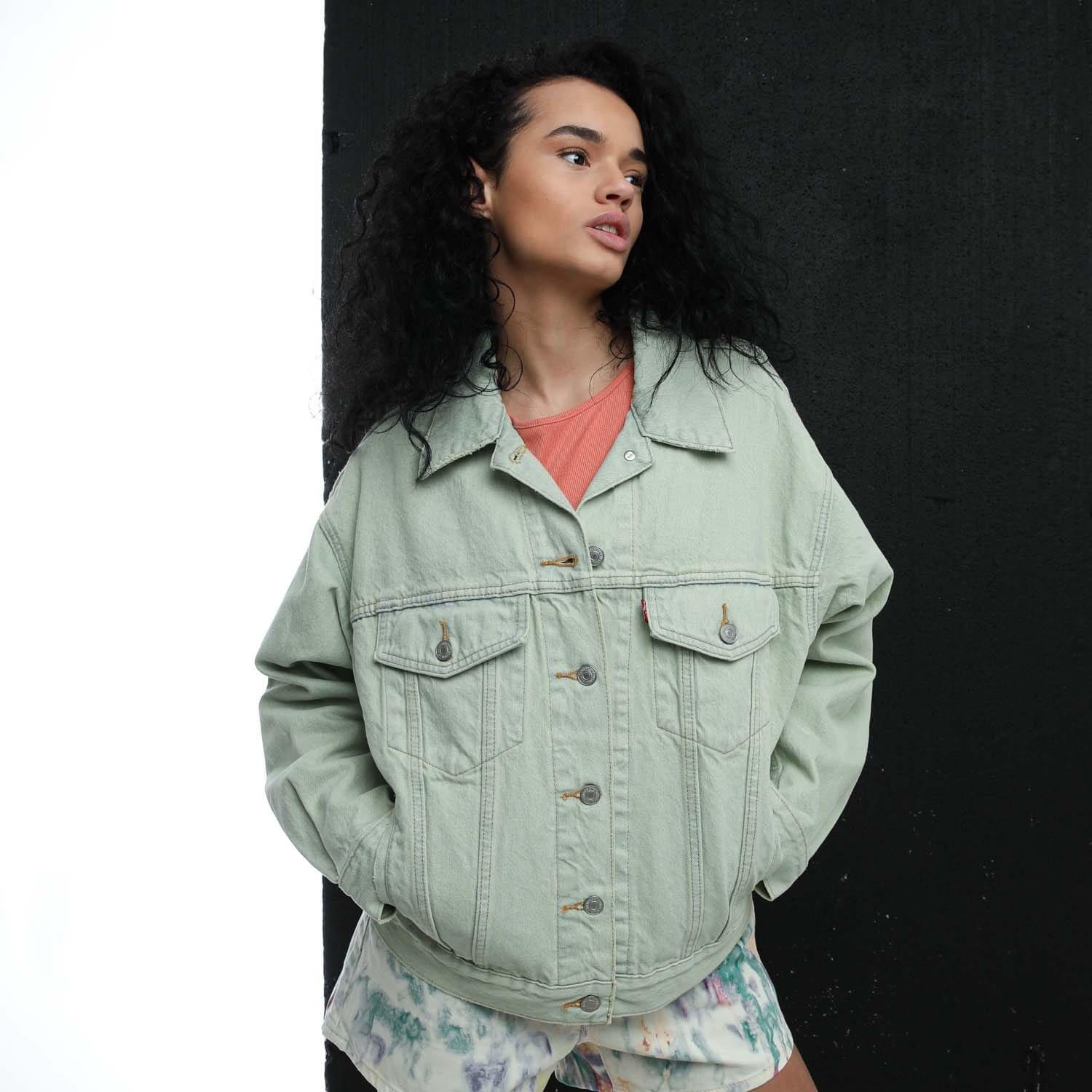 Green - Levis - 90s Trucker Jacket - 5