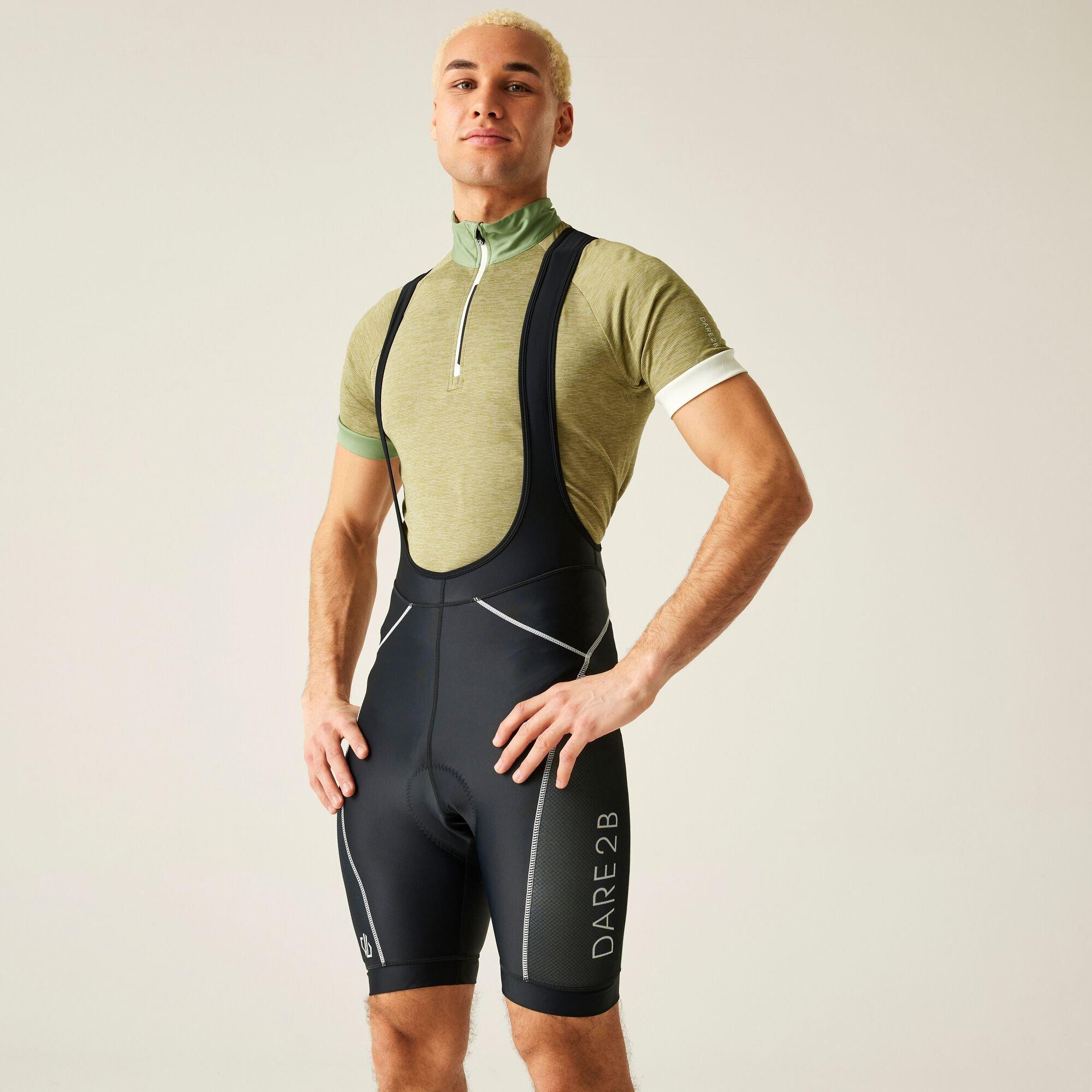 Black - Dare 2b - Ecliptic Gel Bibbed Short - 1
