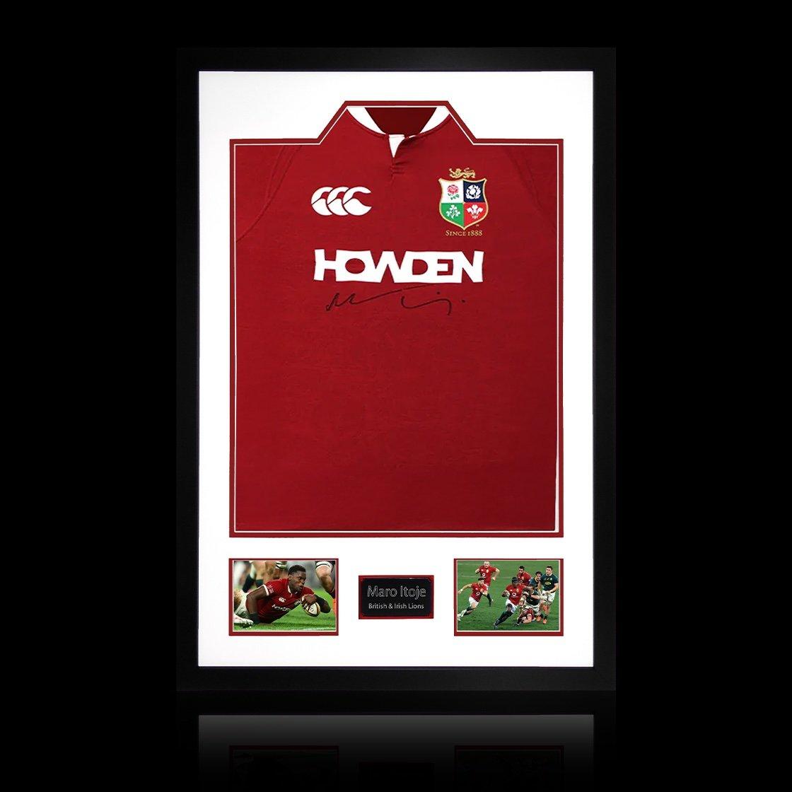 Red - The Fan Cave - Maro Itoje Signed British & Irish Lions 2025 Shirt